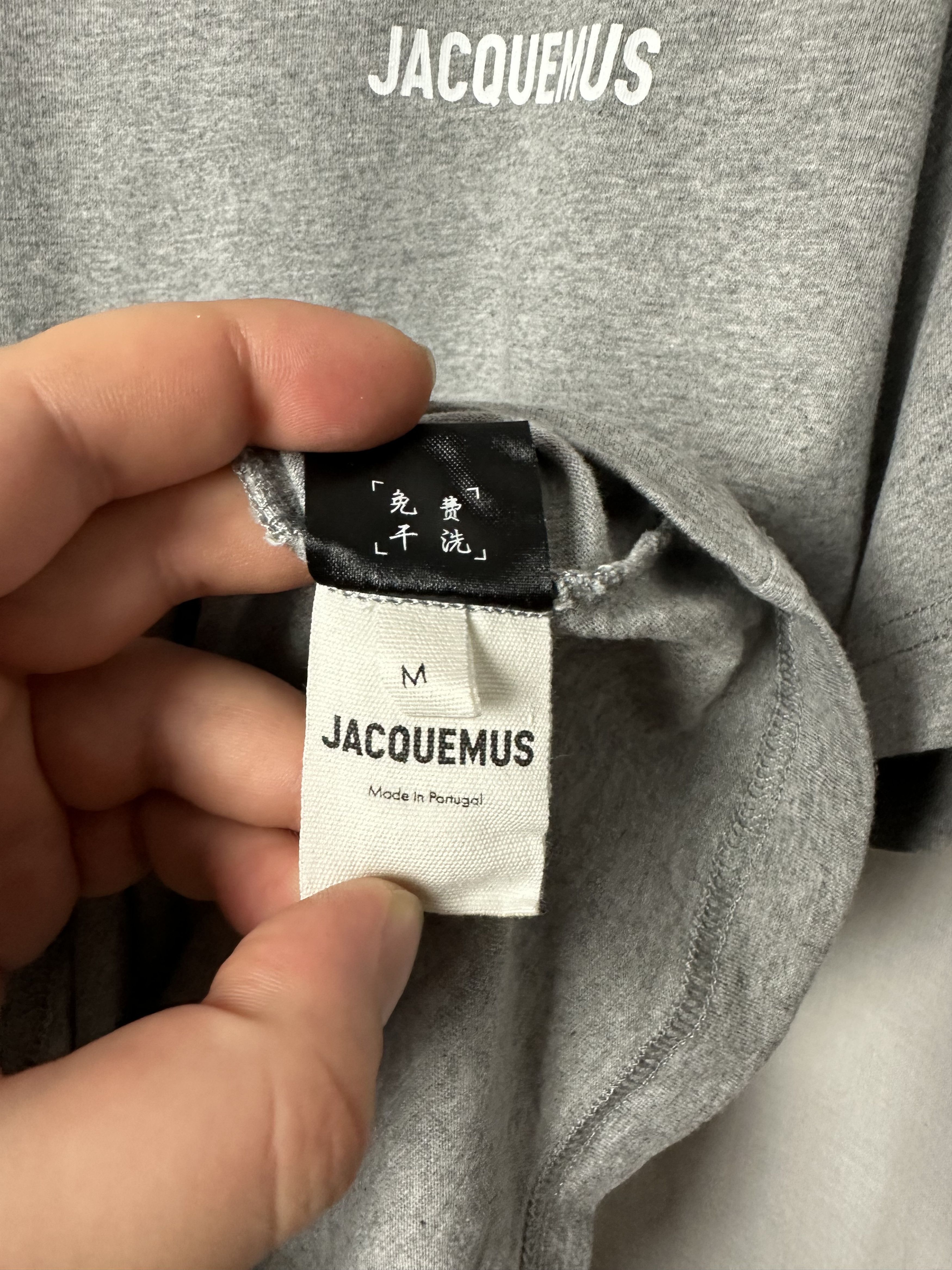 Jacquemus chest logo tee Size US M / EU 48-50 / 2 - 6 Thumbnail