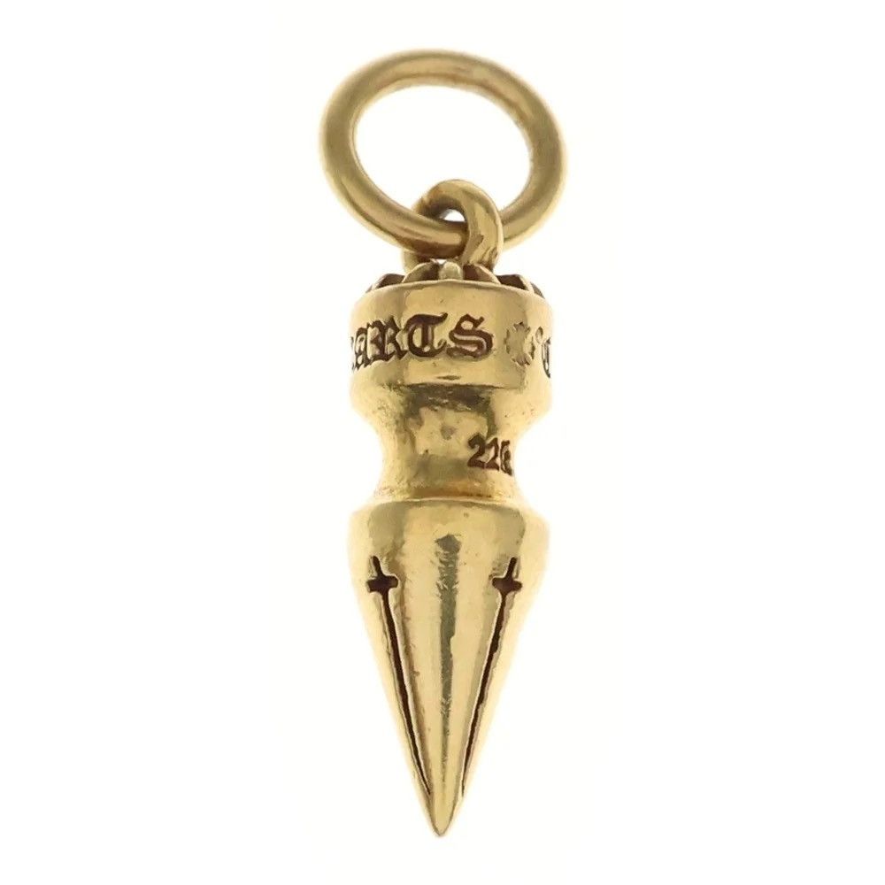 Chrome Hearts Chrome Hearts 22k Gold Spike Pendant Necklace Charm Size ONE SIZE - 2 Thumbnail