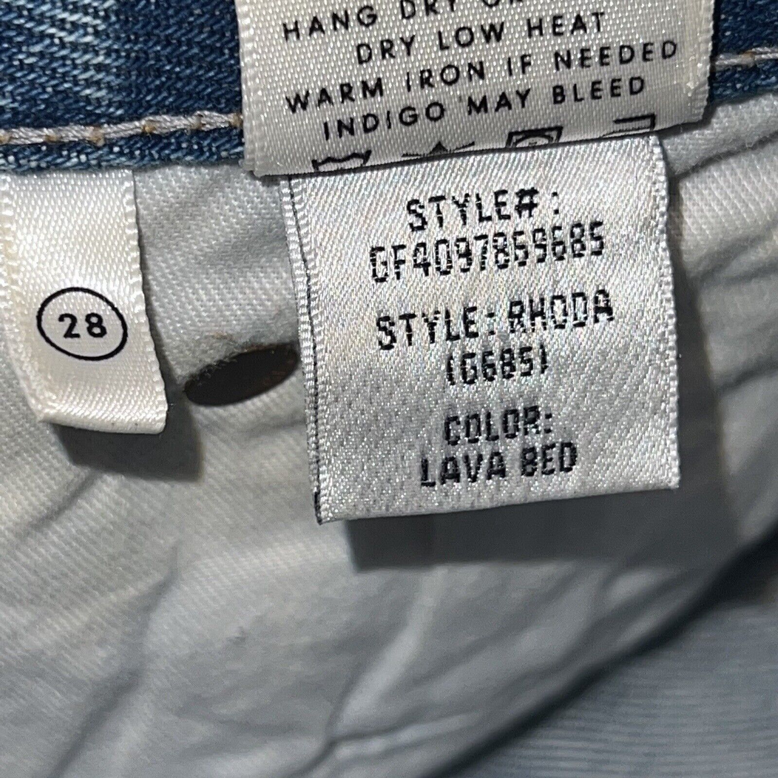 GRLFRND GRLFRND Sz 28 Lava Bed Rhoda Distressed Denim Mini Skirt Size 28" / US 6 / IT 42 - 14 Thumbnail