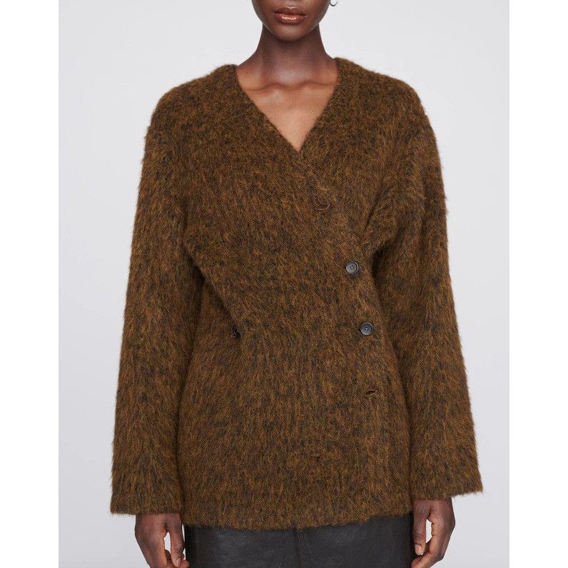 Our Legacy OUR LEGACY mid line cardigan size 36 US M color Olive Melang Size M / US 6-8 / IT 42-44 - 1 Thumbnail