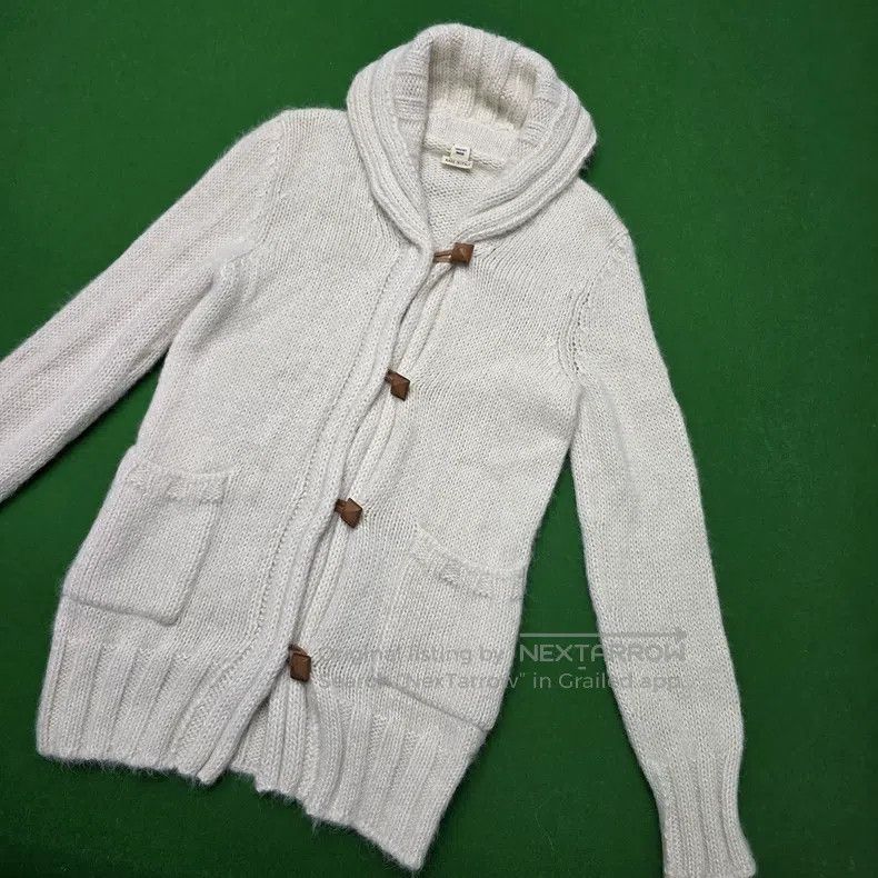 Hermes Hermes Beige Alpaca Knit Cardigan Size XXS / US 00 / IT 34 - 1 Thumbnail