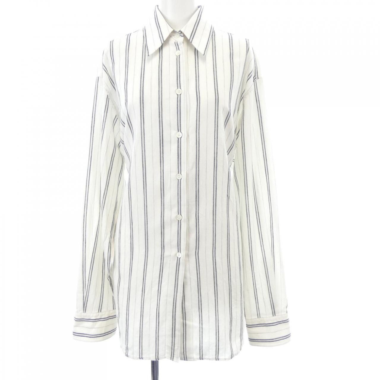Maison Margiela MM6 Maison Margiela MM6 Maison Margiela Stripe Shirt Textile Dress Shirt S52DL0195 DUTY FREE for USA Size ONE SIZE - 1 Thumbnail