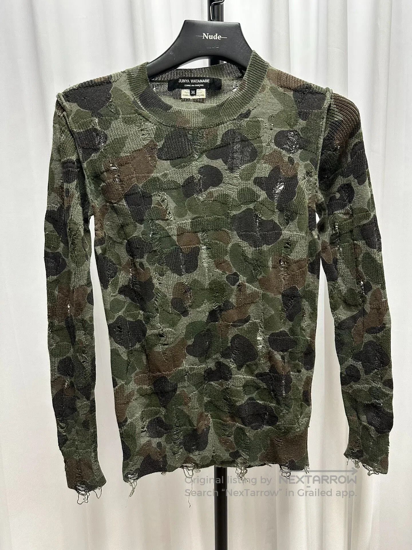 Junya Watanabe Junya Watanabe Camo Knit Sweater. Size US M / EU 48-50 / 2 - 1 Thumbnail