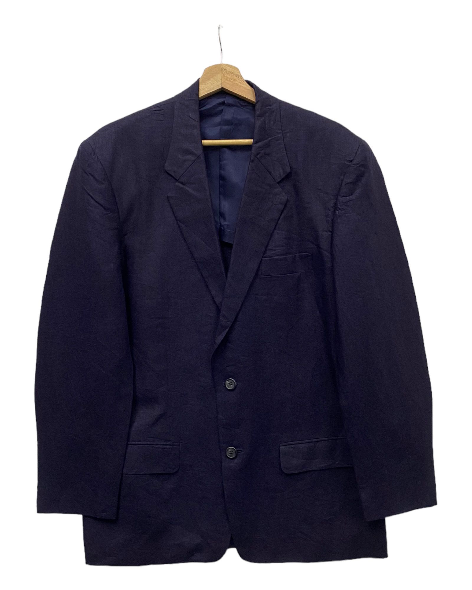 Y's × Y's for Men × Yohji Yamamoto 🔥Ys For Men L.Q Rare Color Dark Purple Blazer Coat Size US M / EU 48-50 / 2 - 7 Thumbnail