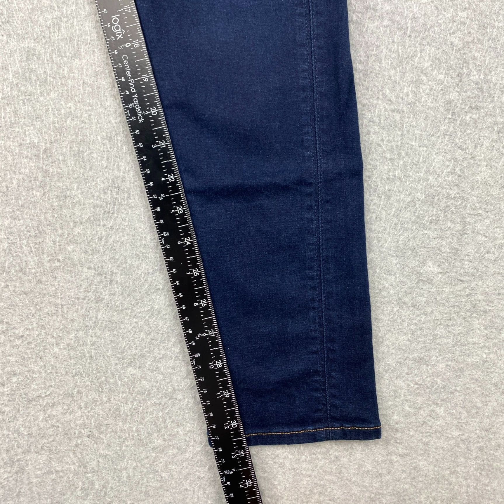 Hudson Hudson Collin Skinny Jeans Womens 26 Blue Low Rise Distress Stretch Denim Size 26" / US 2 / IT 38 - 7 Thumbnail