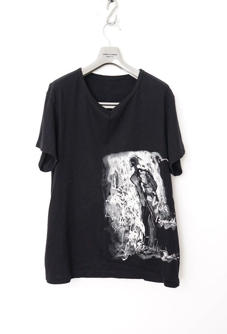 Yohji Yamamoto Yohji Yamamoto Yohji Yamamoto Printed Short Sleeve T-Shirt Size US L / EU 52-54 / 3 - 1 Thumbnail