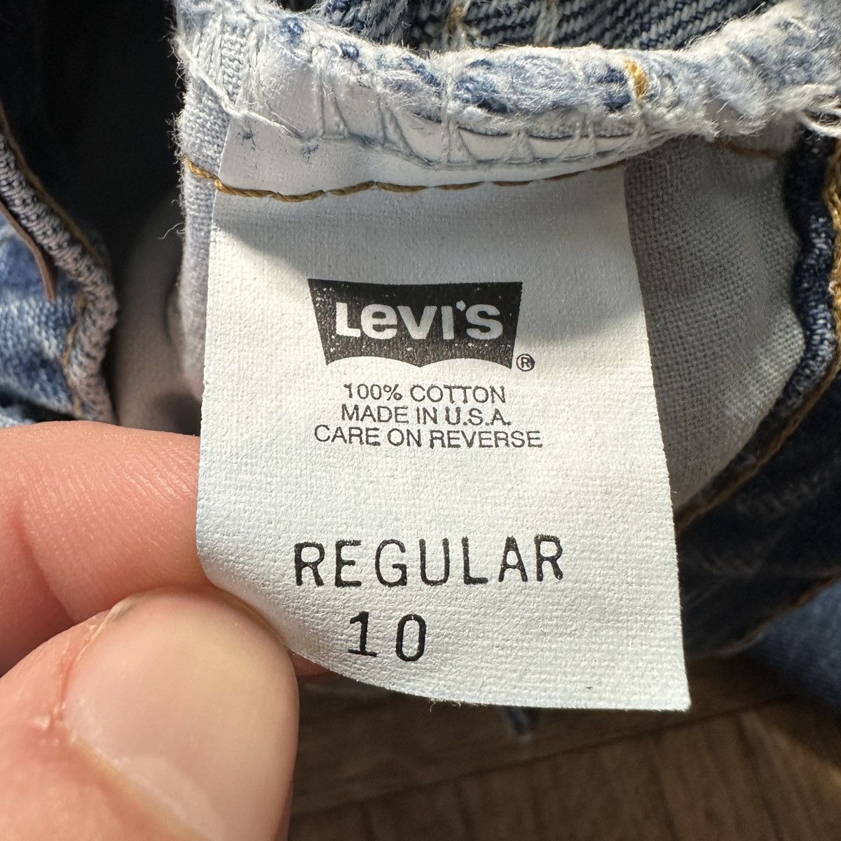 Levi's × Vintage Vintage Levi’s Orange Tab jeans Size 22" - 5 Thumbnail