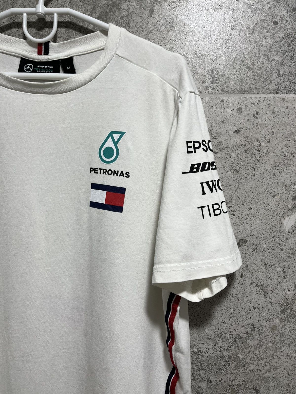 Tommy Hilfiger Mersedes-Benz AMG T-Shirt White Motosport Size M Size US M / EU 48-50 / 2 - 3 Thumbnail