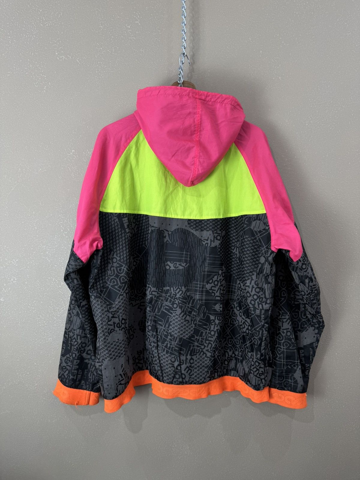 Nike 00s Nike Retro Logo Vintage Y2K Hooded Windbreaker Jacket Size US XL / EU 56 / 4 - 2 Thumbnail