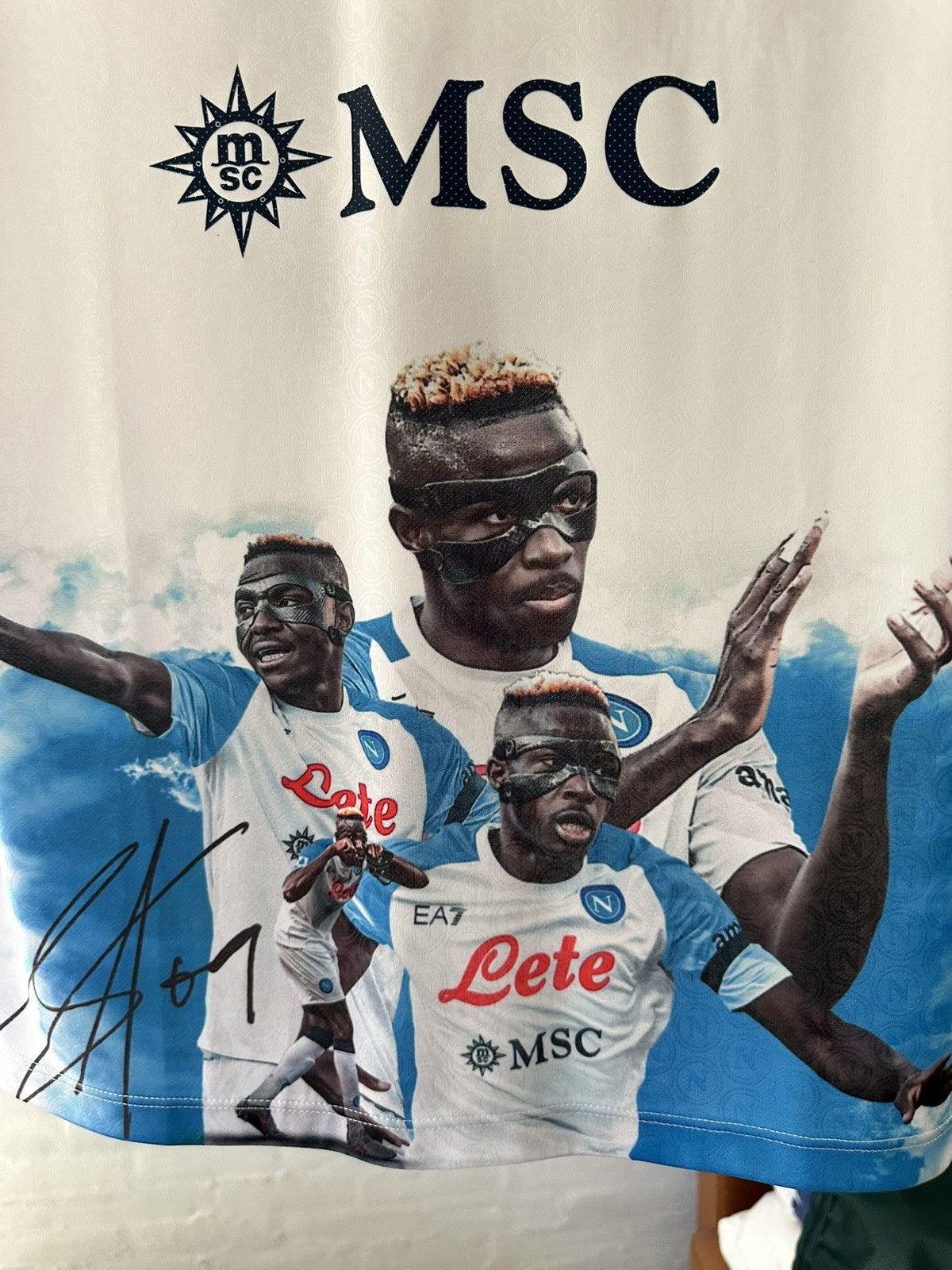 Emporio Armani Victor Osimhen Napoli GAME FACE shirt Size US L / EU 52-54 / 3 - 2 Thumbnail