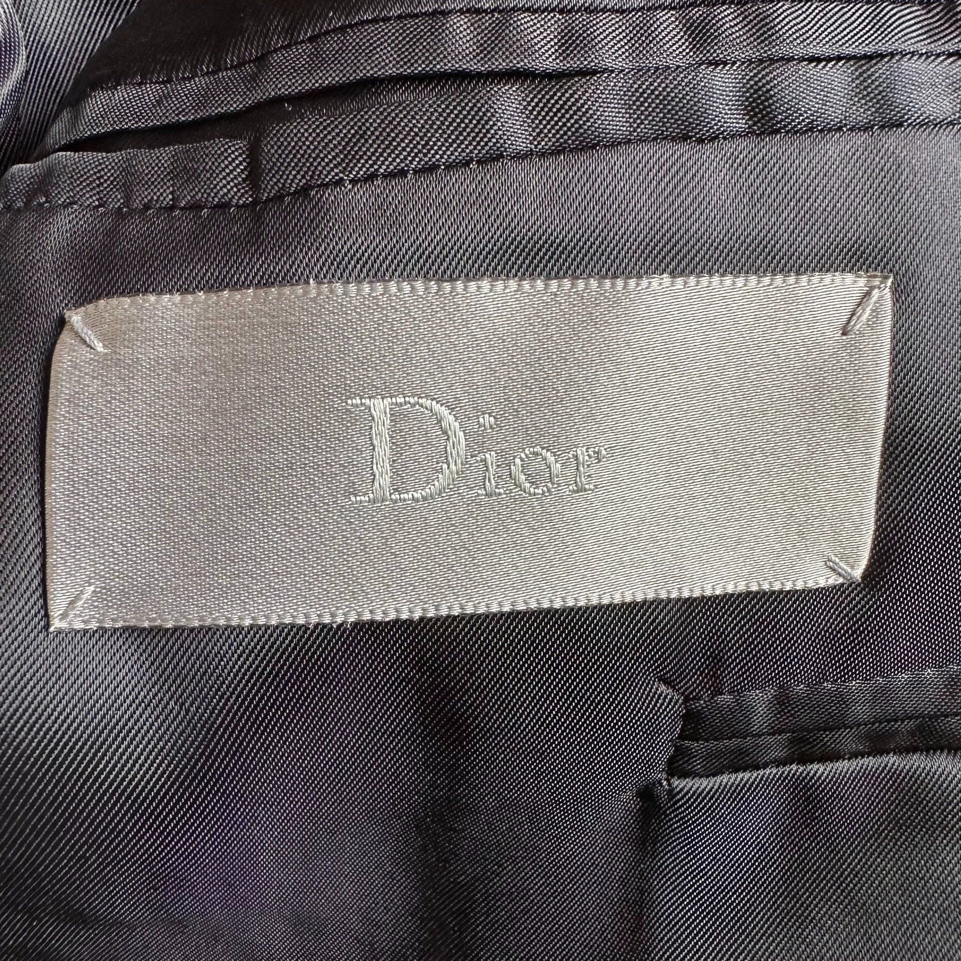 Dior Dior Linen Suit with Round Brooch Detail Size US M / EU 48-50 / 2 - 4 Thumbnail