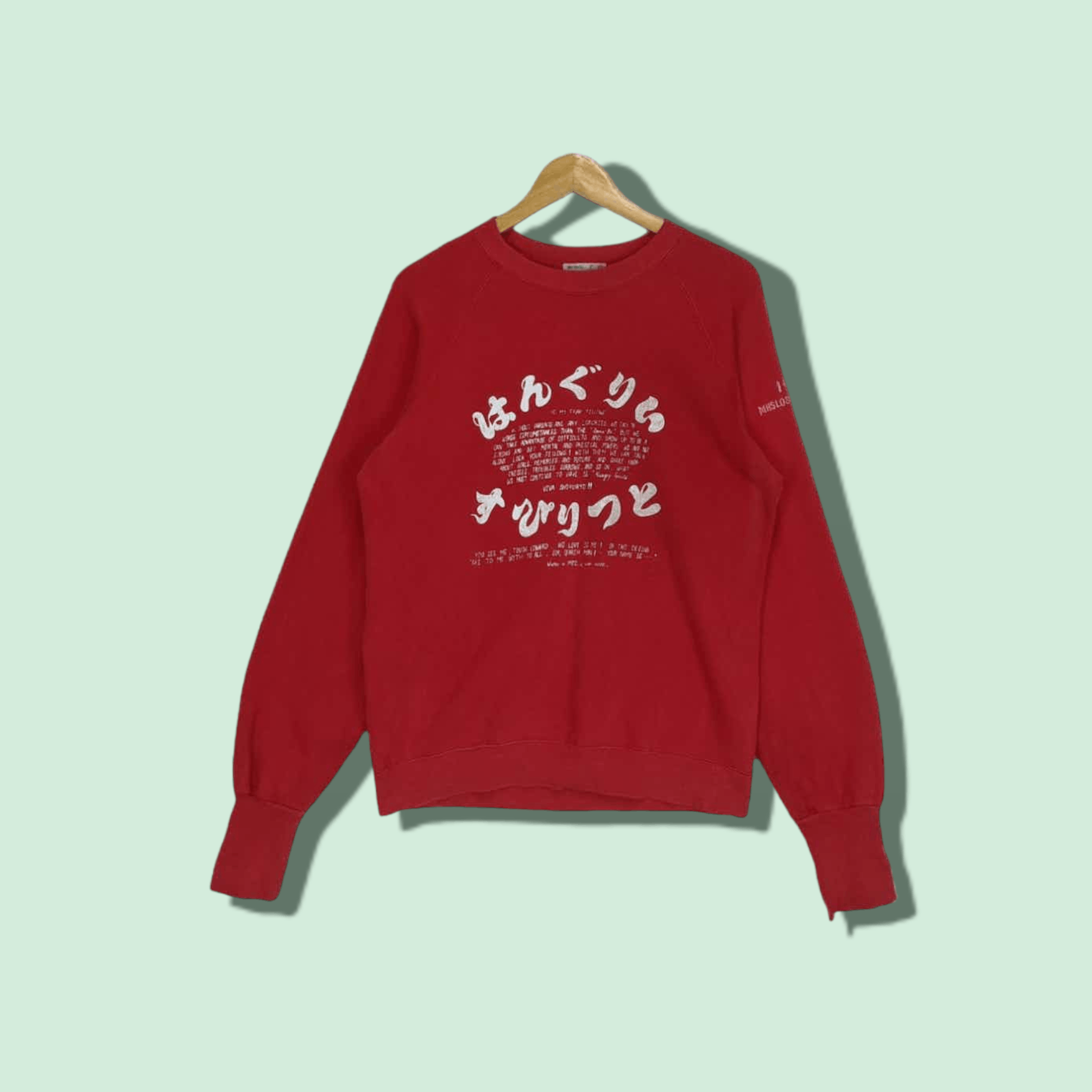 Japanese Brand 80's Japan WAY-OUT Viva Shoyuryo Winter In 1982 Sweatshirt Size US M / EU 48-50 / 2 - 1 Thumbnail