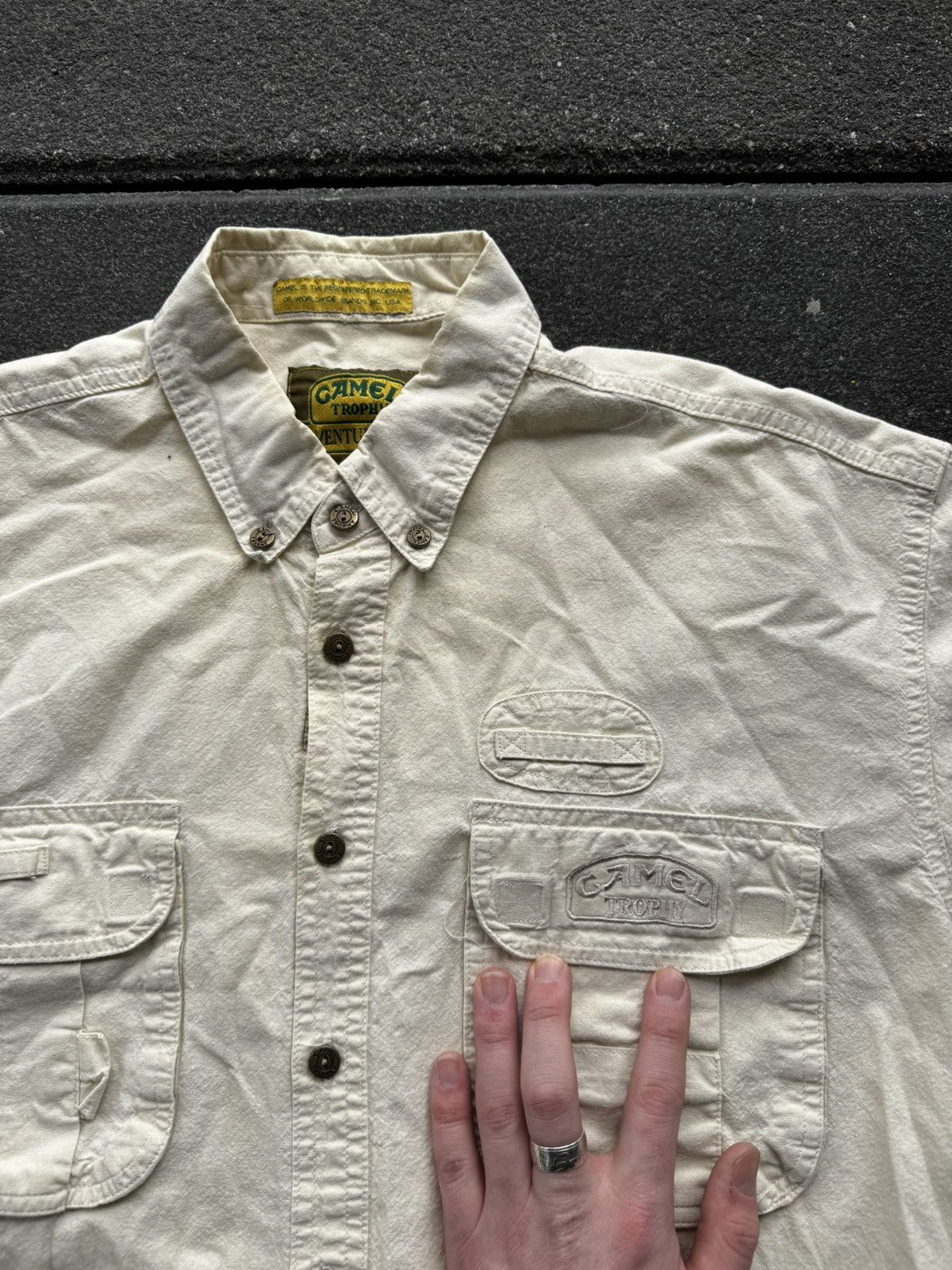 Camel × Vintage VINTAGE CAMEL BUTTON-UP Size US L / EU 52-54 / 3 - 2 Thumbnail