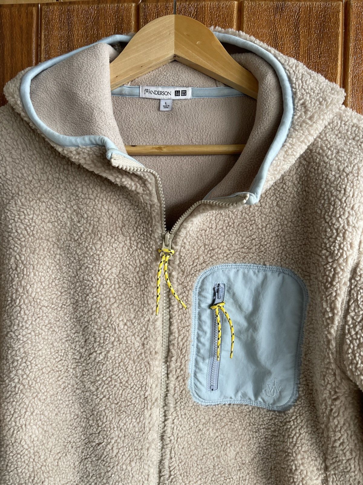 JW Anderson × Uniqlo LastDrop🔥Rare‼️J.W.Anderson Uniqlo Fleece Zipper HoodedJacket Size US L / EU 52-54 / 3 - 4 Thumbnail
