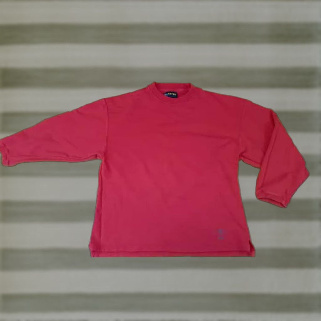 Eddie Bauer VINTAGE Eddie Bauer Sweatshirt Outdoor Red Large Ebtek Cotton Pullover Men L Long 29in 24in pit to pit Size US L / EU 52-54 / 3 - 1 Thumbnail