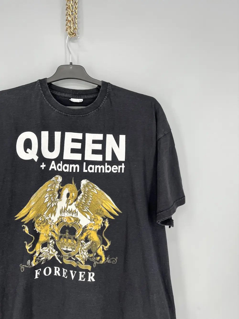 Band Tees 2014 Queen + Adam Lambert Live in Concert Tee Punk Rock Band Size US XL / EU 56 / 4 - 5 Thumbnail