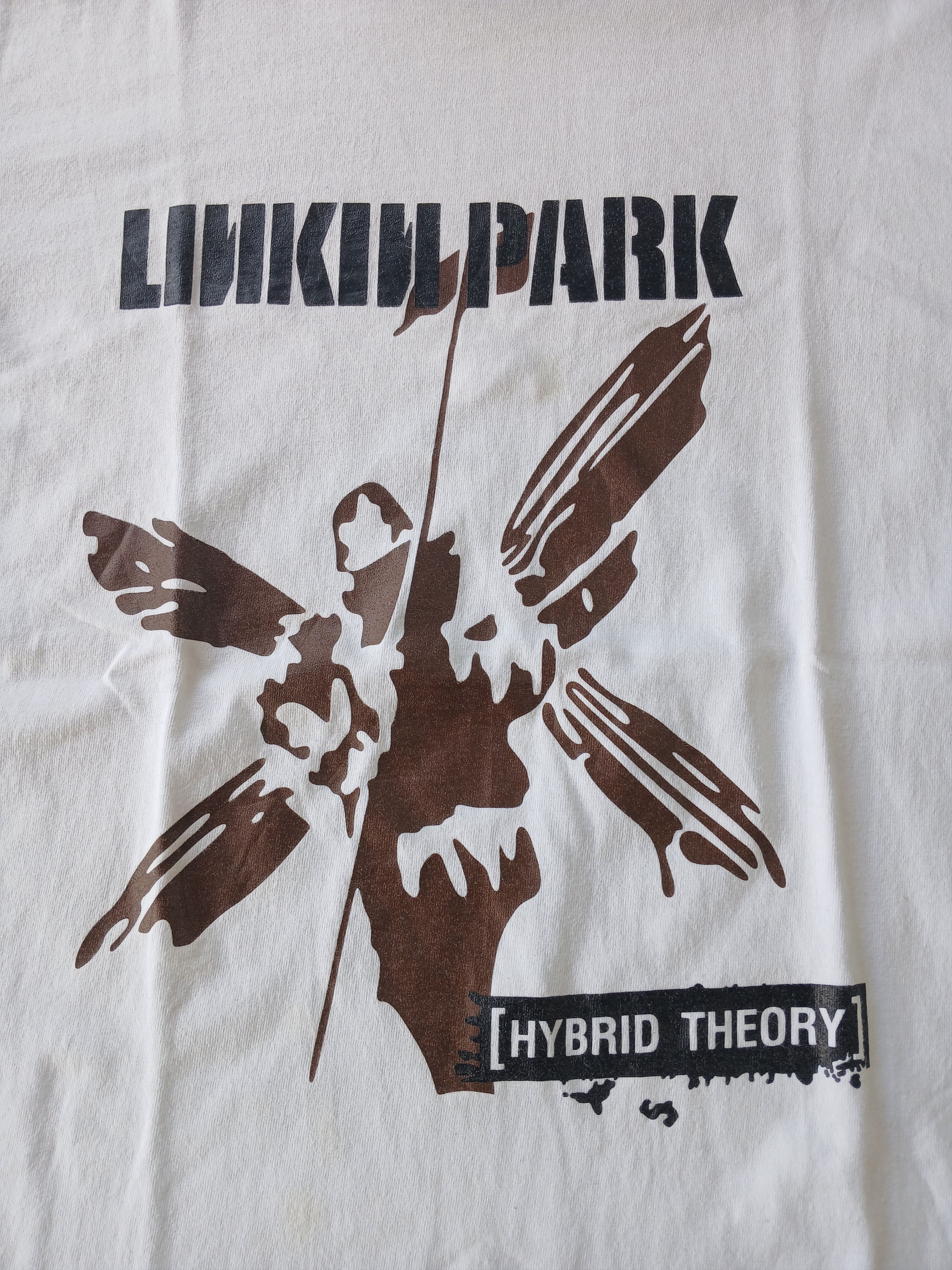 Band Tees × Vintage Vintage Ringer Tee Linkin Park Hybrid Theory Band Tshirt Size US M / EU 48-50 / 2 - 2 Thumbnail
