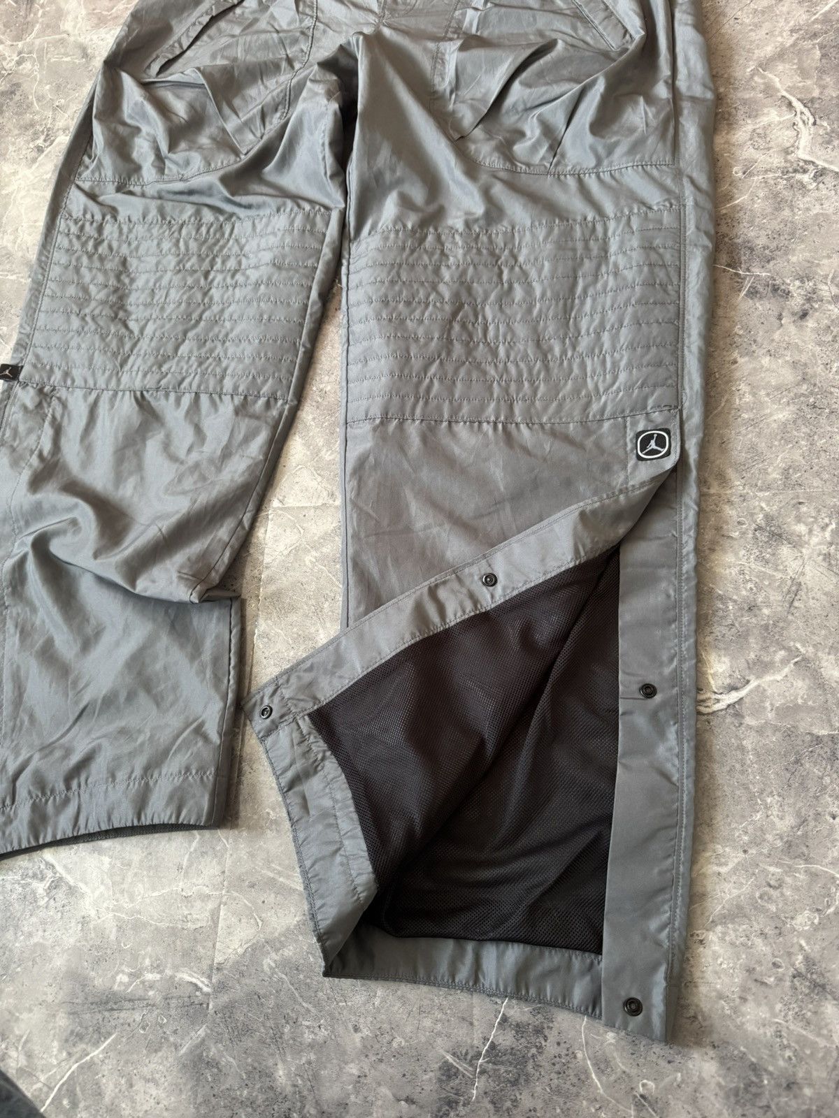 Nike Jordan Sweatpants Vintage Baggy Gray L Size US 34 / EU 50 - 3 Thumbnail