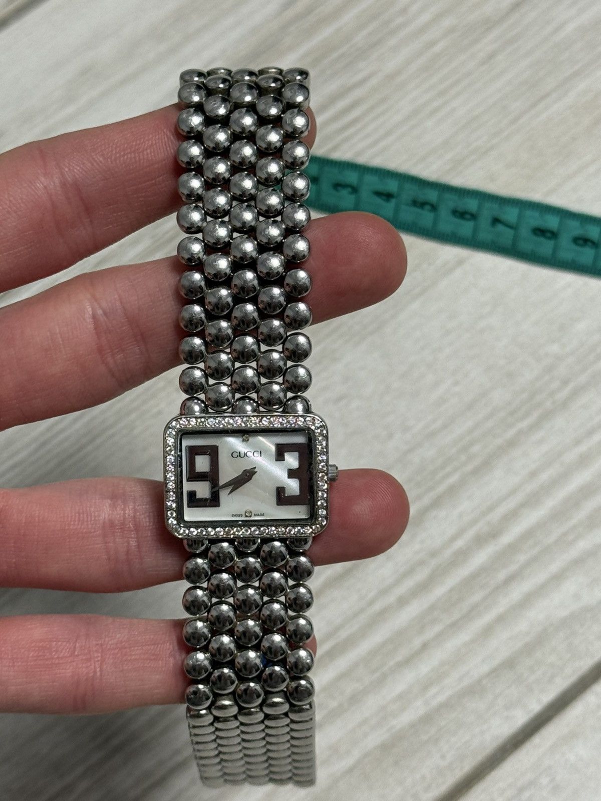 Gucci Vintage Elegant watch-bracelet Gucci (Swiss Made) Y2K Size ONE SIZE - 8 Thumbnail