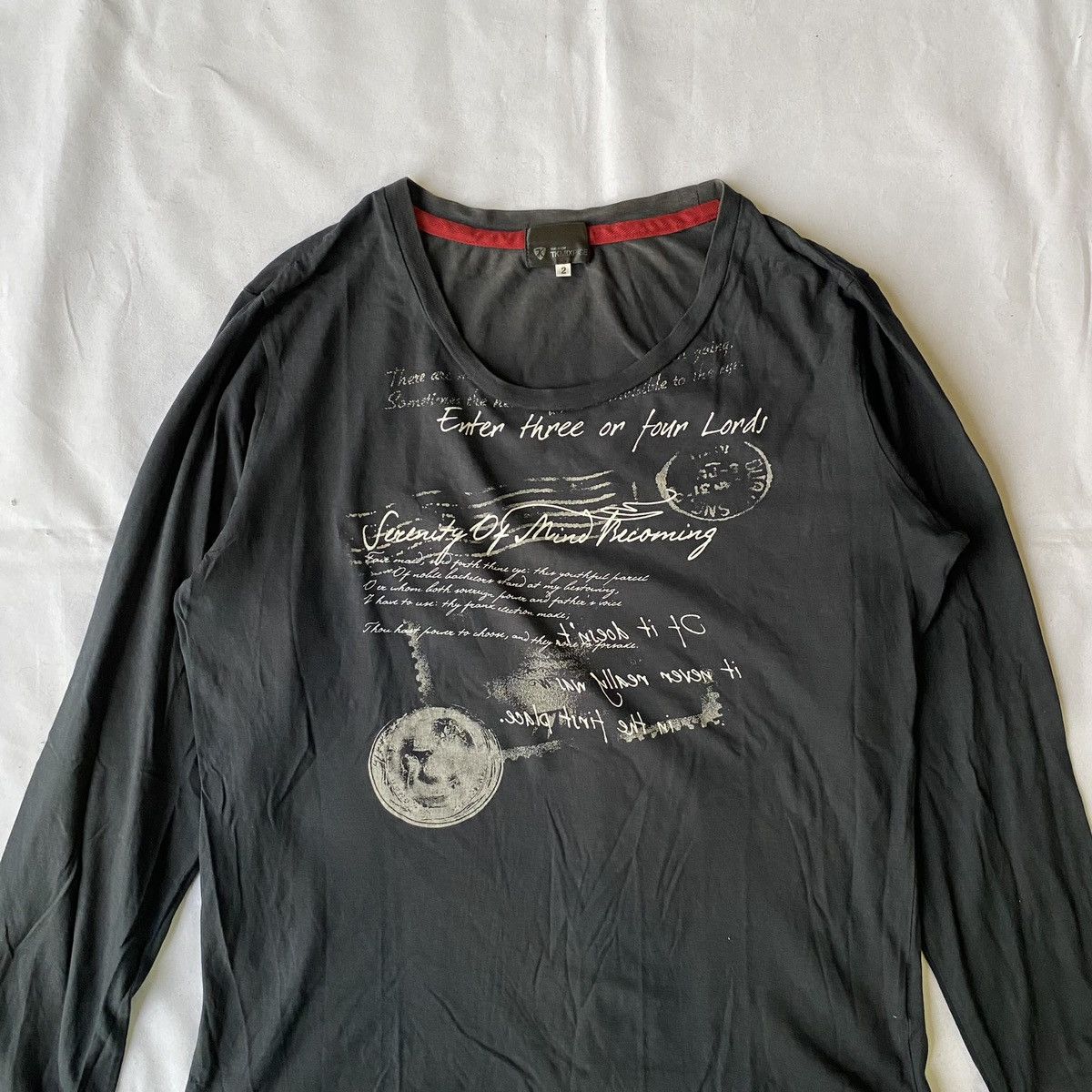 Beauty Beast × If Six Was Nine × Japanese Brand Japanese Poem Style Serenity Of Mind Becoming by TKMIXPICE Size US M / EU 48-50 / 2 - 5 Thumbnail