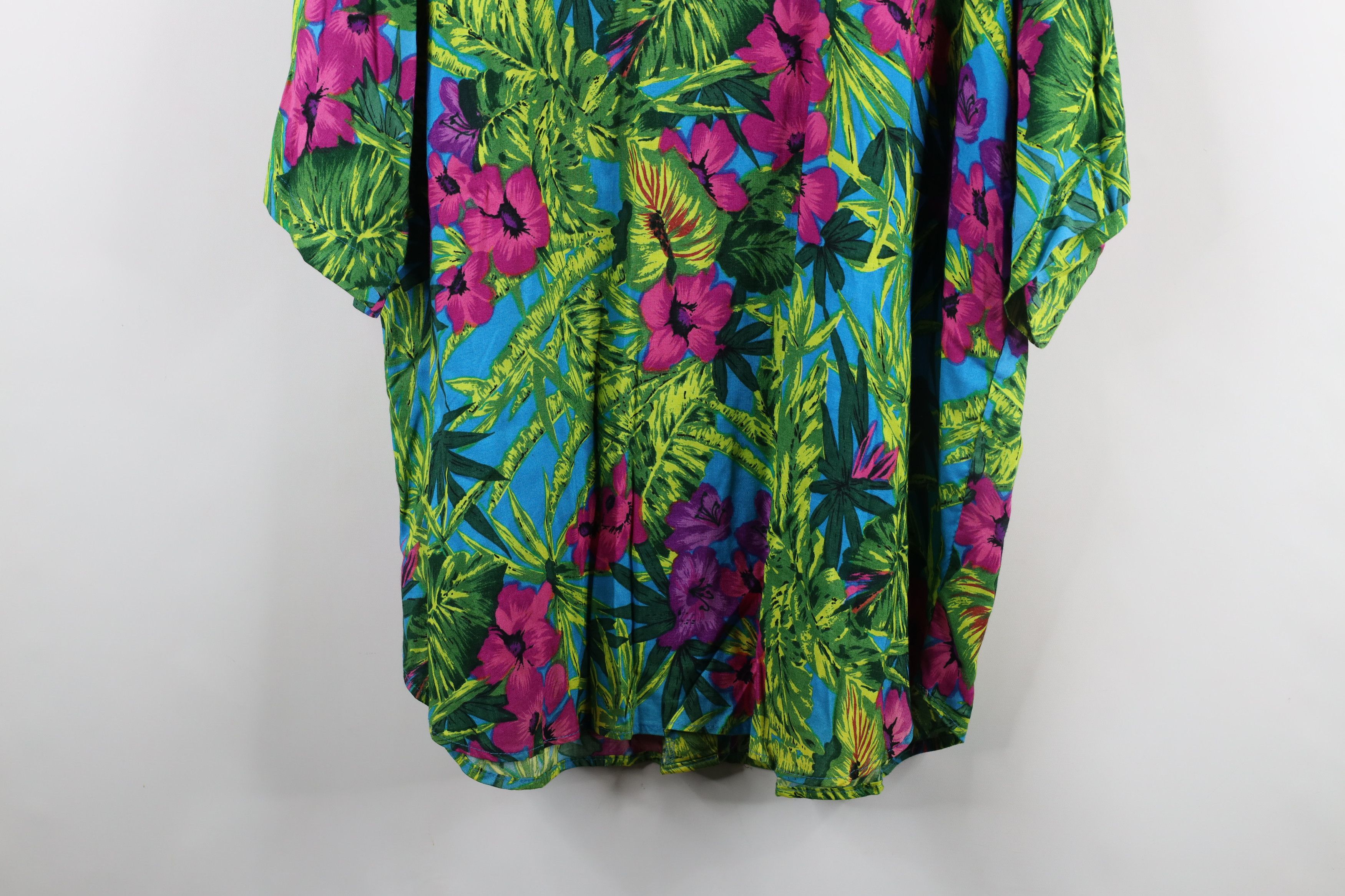 Vintage Vintage 90s Streetwear Luau Hawaiian Party Button Shirt Size XXL / US 16-18 / IT 52-54 - 13 Thumbnail