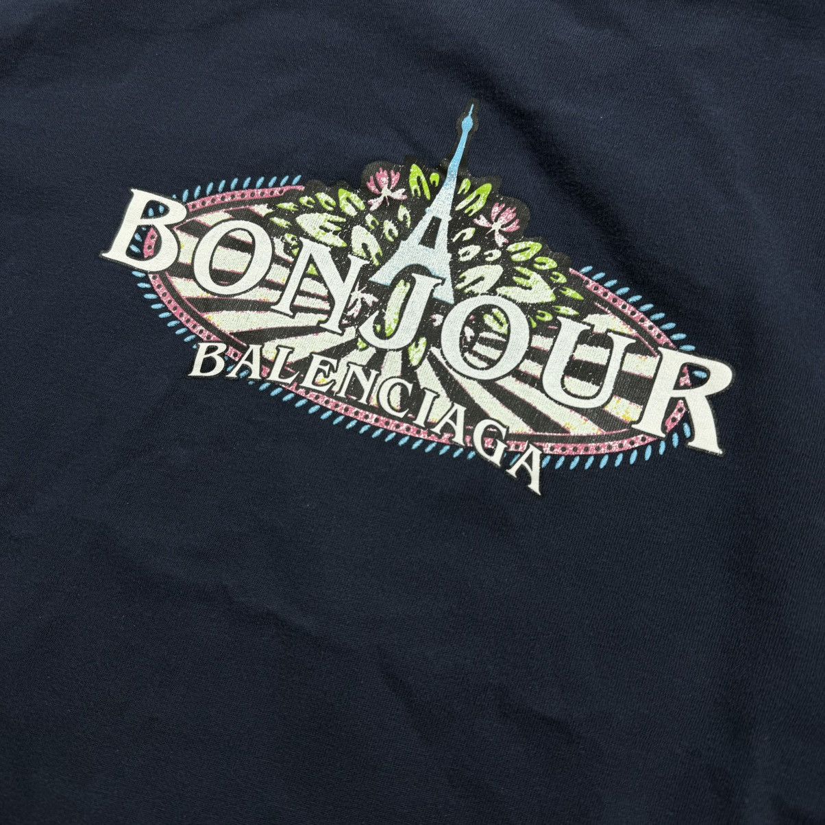 Balenciaga Balenciaga Bonjour T-Shirt Size US XL / EU 56 / 4 - 2 Thumbnail