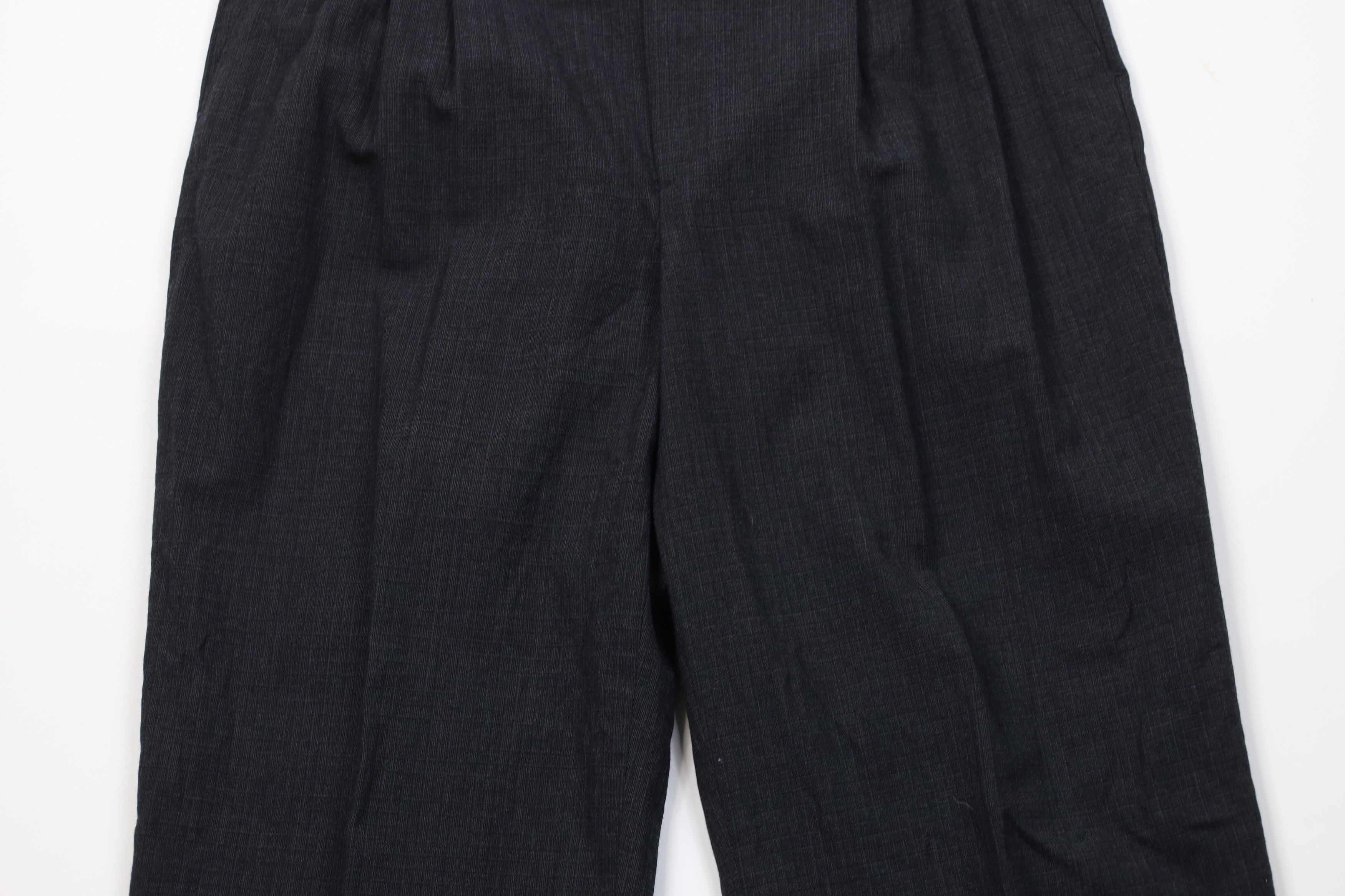 Vintage Vintage 90s Streetwear Knit Wide Leg Chino Pants Gray Plaid Size US 32 / EU 48 - 3 Thumbnail