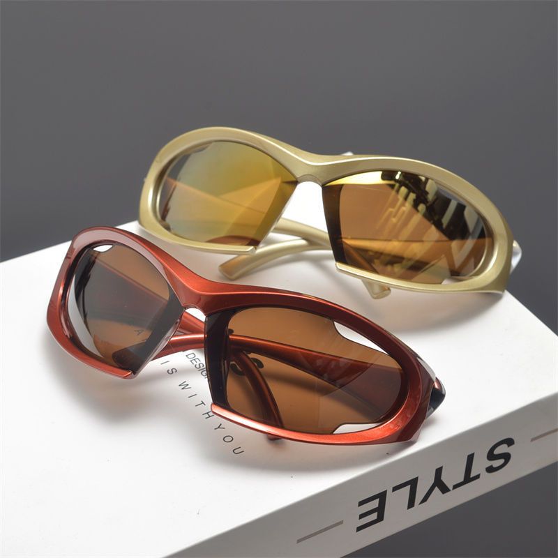VIBE Future Street ins style custom avant-garde sunglasses Size ONE SIZE - 5 Thumbnail