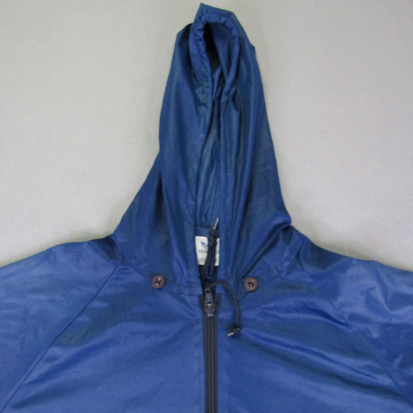 Adidas VINTAGE adidas Jacket Men Medium Red Windbreaker Zip Up 80s 70s Lightweight Zip Hoodie Pockets Logo Size US M / EU 48-50 / 2 - 2 Thumbnail