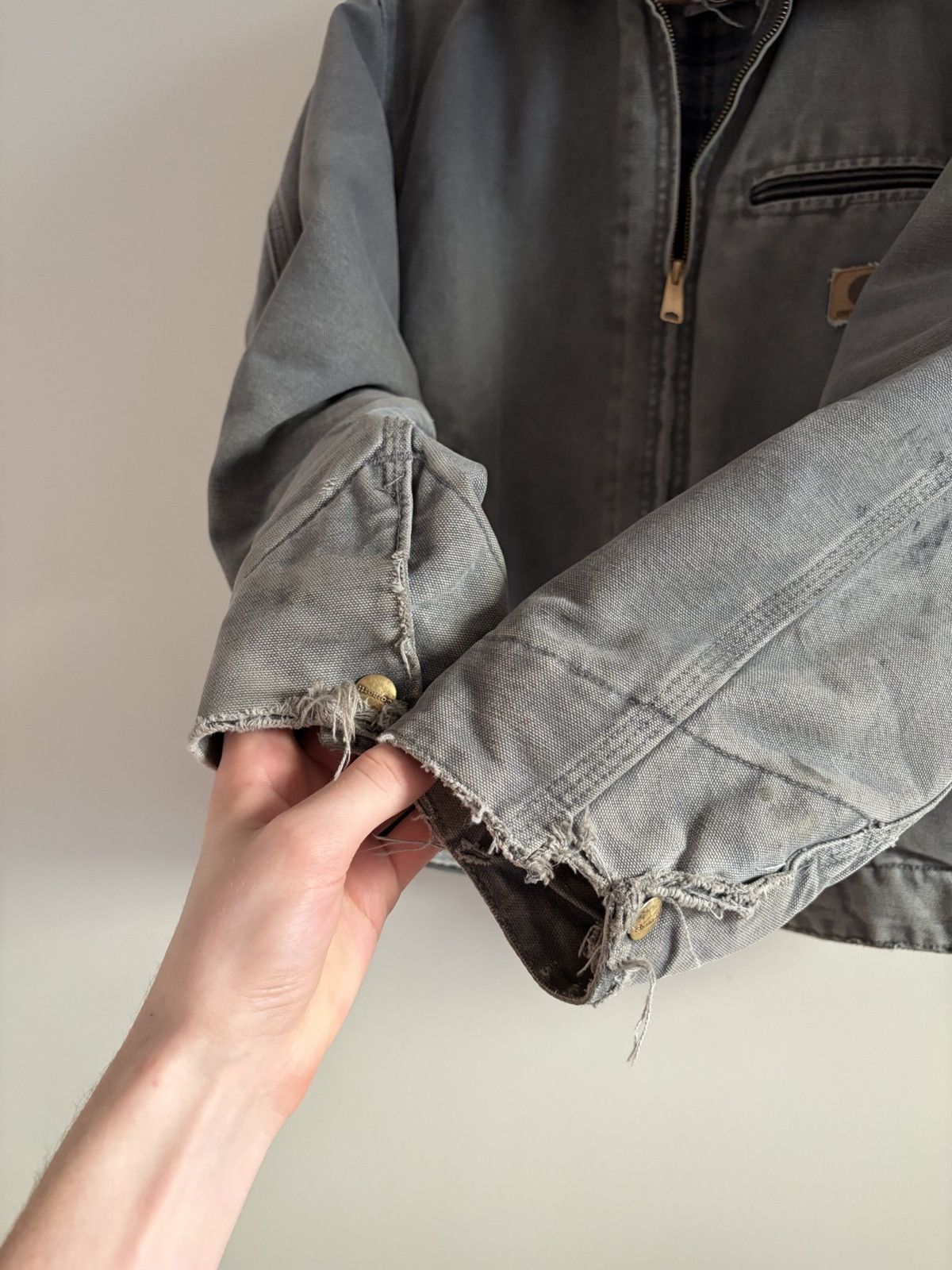 Carhartt Vintage Boxy Distressed faded Carhartt J97 Detroit Jacket Size US M / EU 48-50 / 2 - 6 Thumbnail