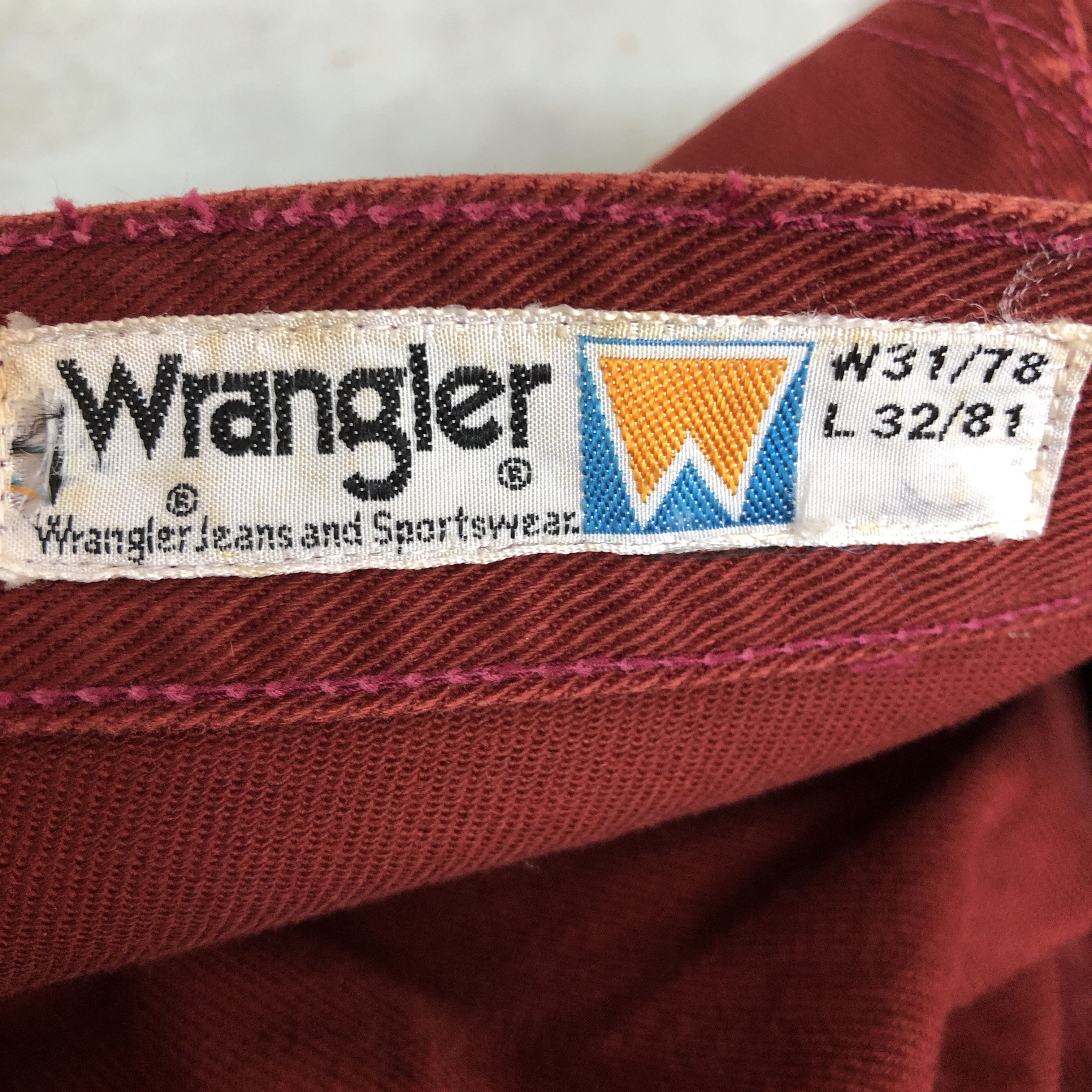 Wrangler Vintage 70s Wrangler Bush Pants Jeans Washed Denim Pants Size 28" / US 6 / IT 42 - 5 Thumbnail