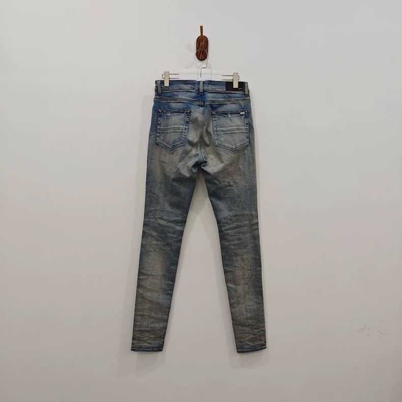 Amiri Amiri washed denim ripped jeans Size US 32 / EU 48 - 2 Thumbnail