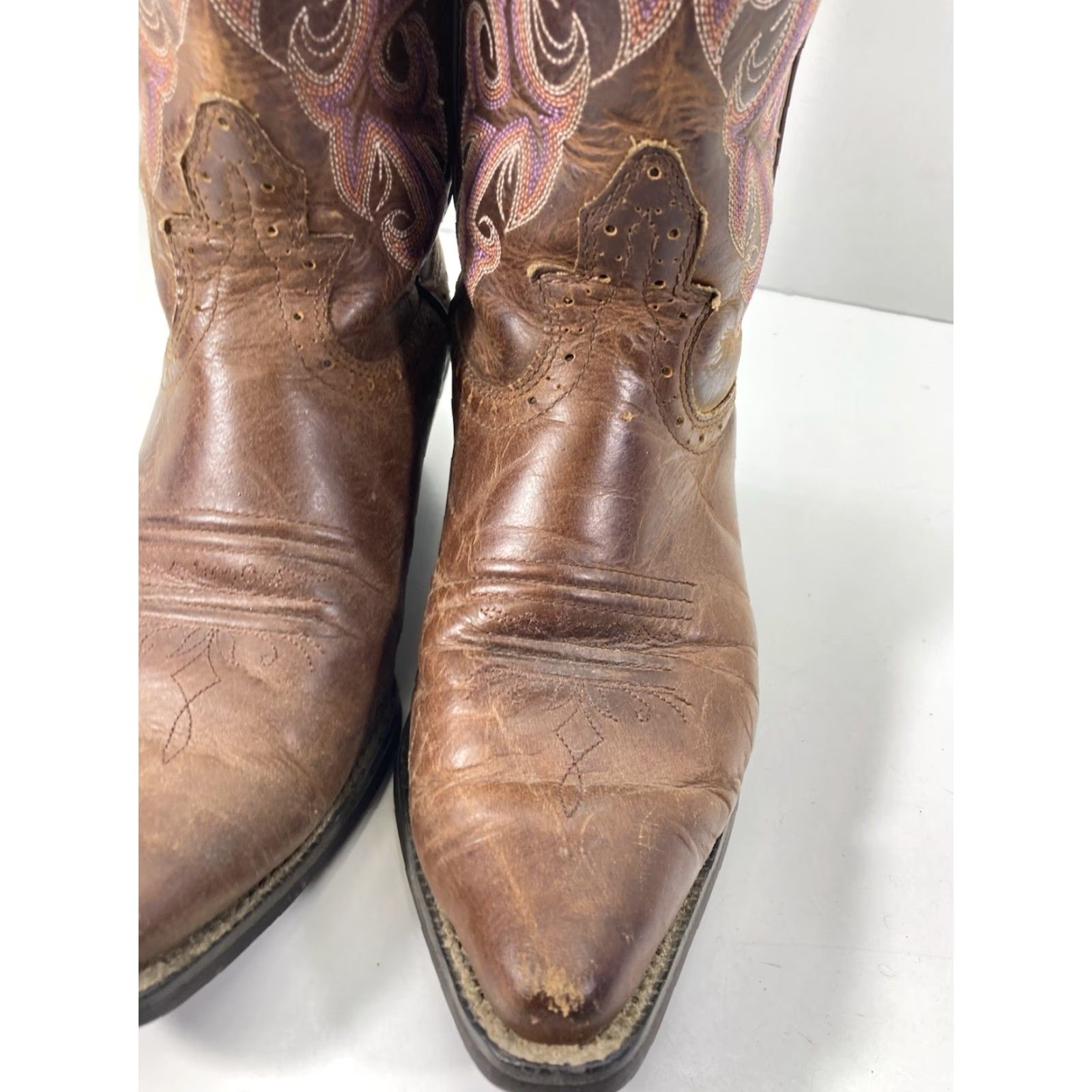Justin Boots Justin Boots Women Brown Leather Embroidered Western Rodeo 6 B User: Justin Boots Women Brown Leather Embroidered Western Rodeo 6 B Size US 6 / IT 36 - 4 Thumbnail