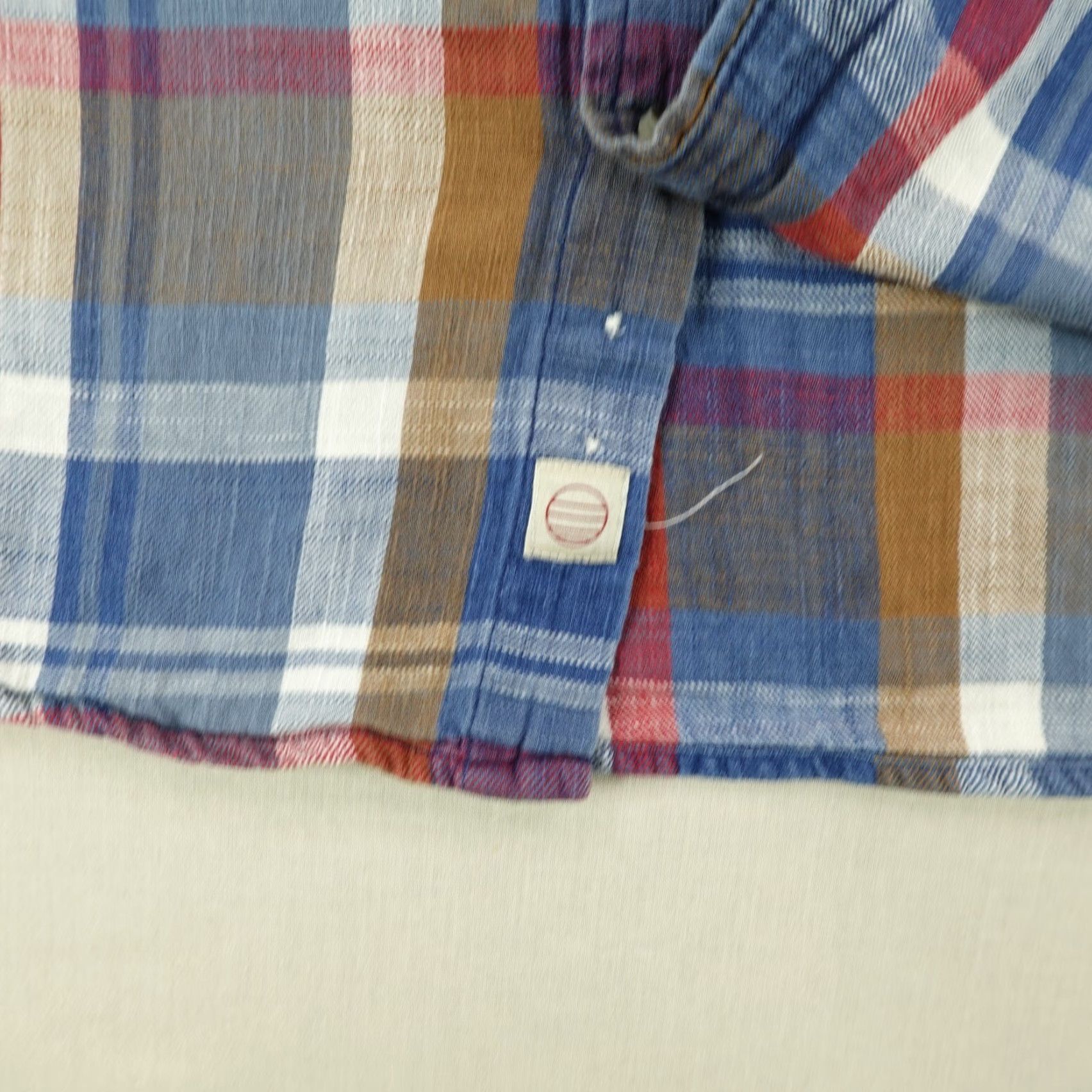 Marine Layer Marine Layer Flannel Shirt Mens Small Blue Red Plaid Long Sleeve Button-Up Work Outdoor Size US L / EU 52-54 / 3 - 5 Thumbnail