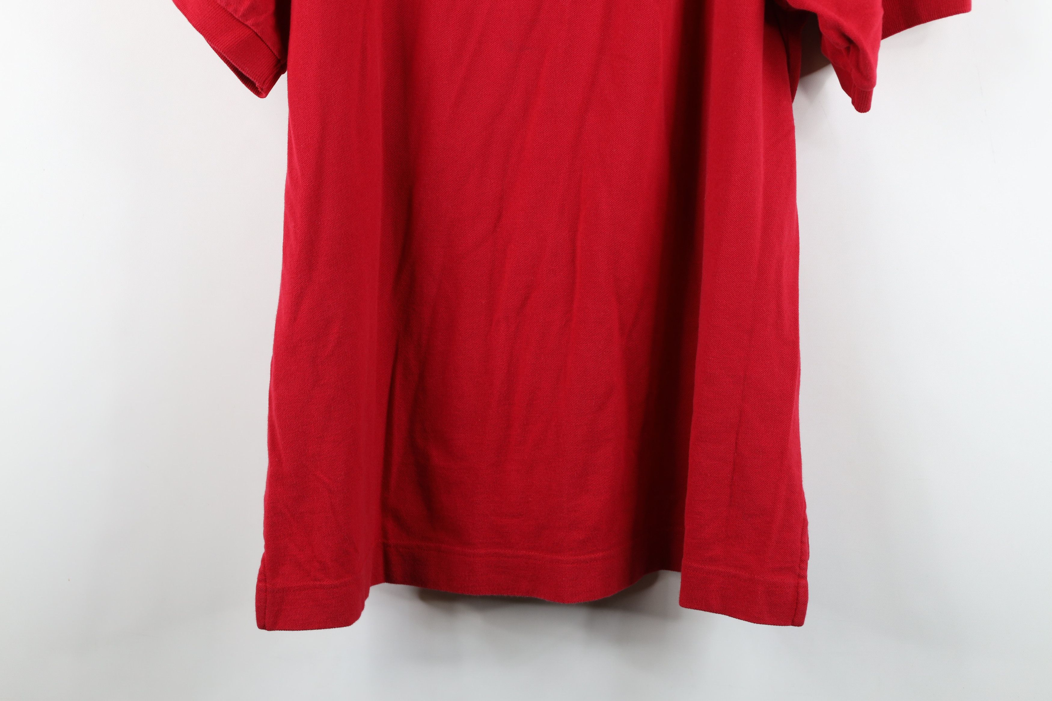 Nautica Vintage 90s Nautica Knit Collared Golf Polo Shirt Red Size US L / EU 52-54 / 3 - 15 Thumbnail