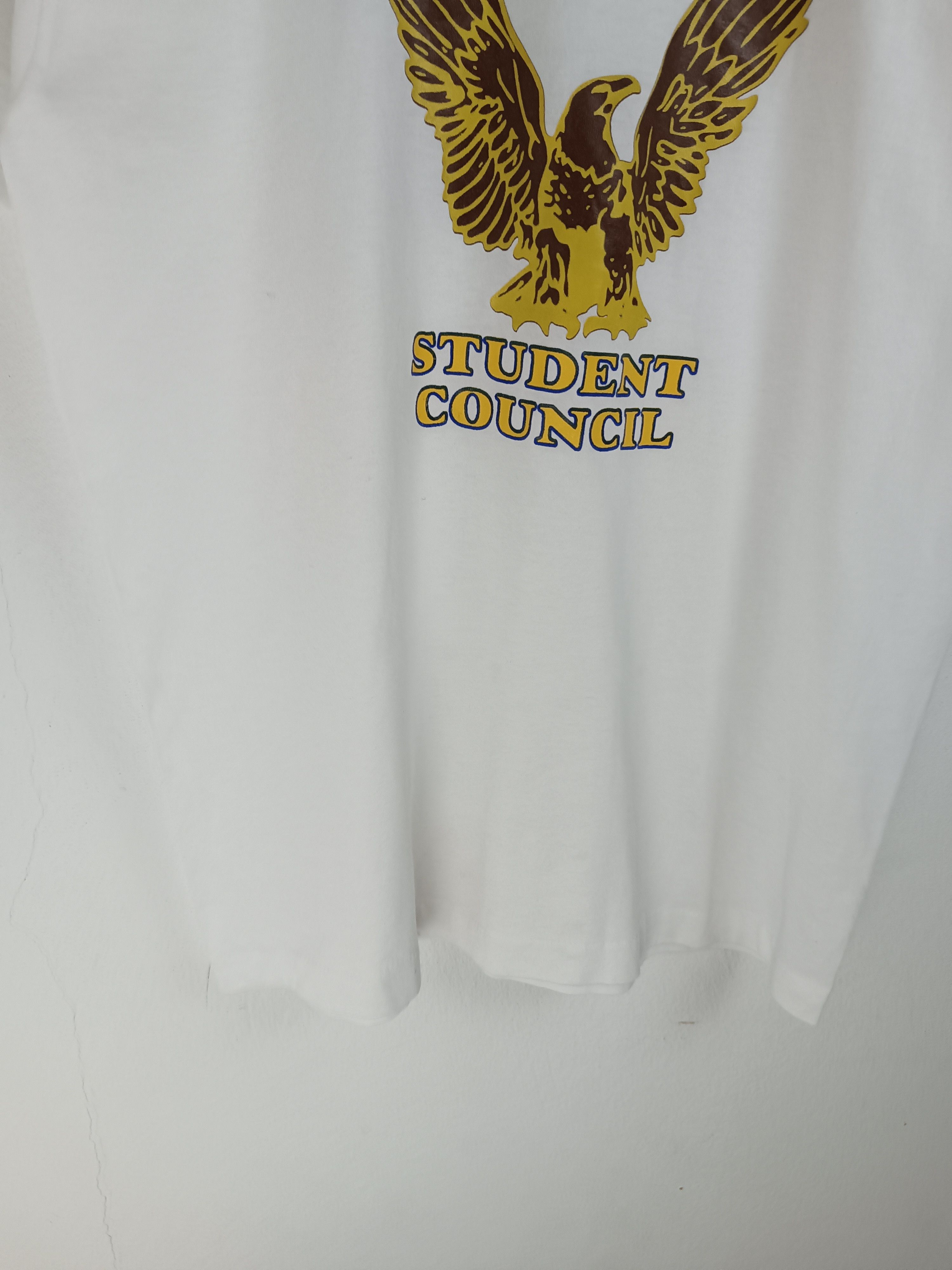 Fruit Of The Loom VINTAGE EARLY 90'S EDGEWOOD STUDENT COUNCIL TEE Size US M / EU 48-50 / 2 - 8 Thumbnail