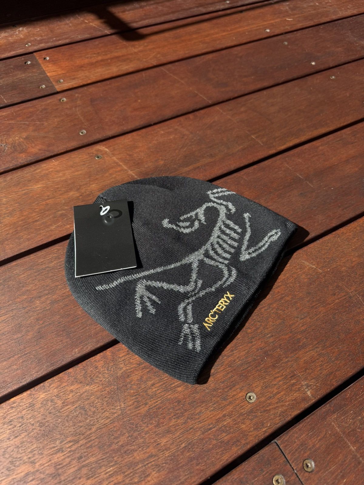 Other Bird Logo Beanie - Black & Gold Size ONE SIZE - 2 Thumbnail