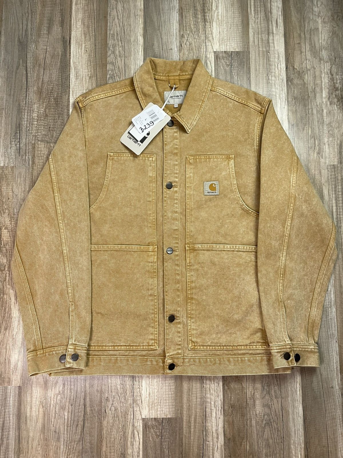 Carhartt × Vintage CARHARTT DOUBLE FRONT JACKET 🦍 VINTAGE DENIM JEANS JACKET Size US L / EU 52-54 / 3 - 1 Thumbnail