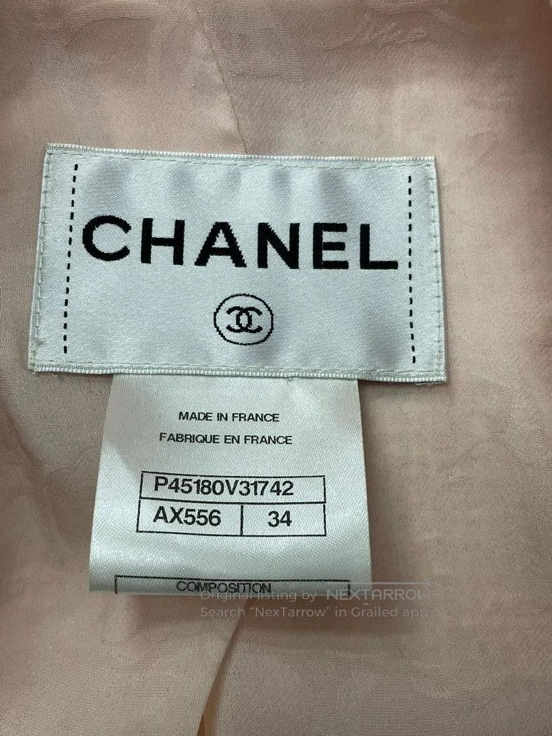 Chanel Chanel Pink Tweed Edge Coat. Size US M / EU 48-50 / 2 - 4 Thumbnail
