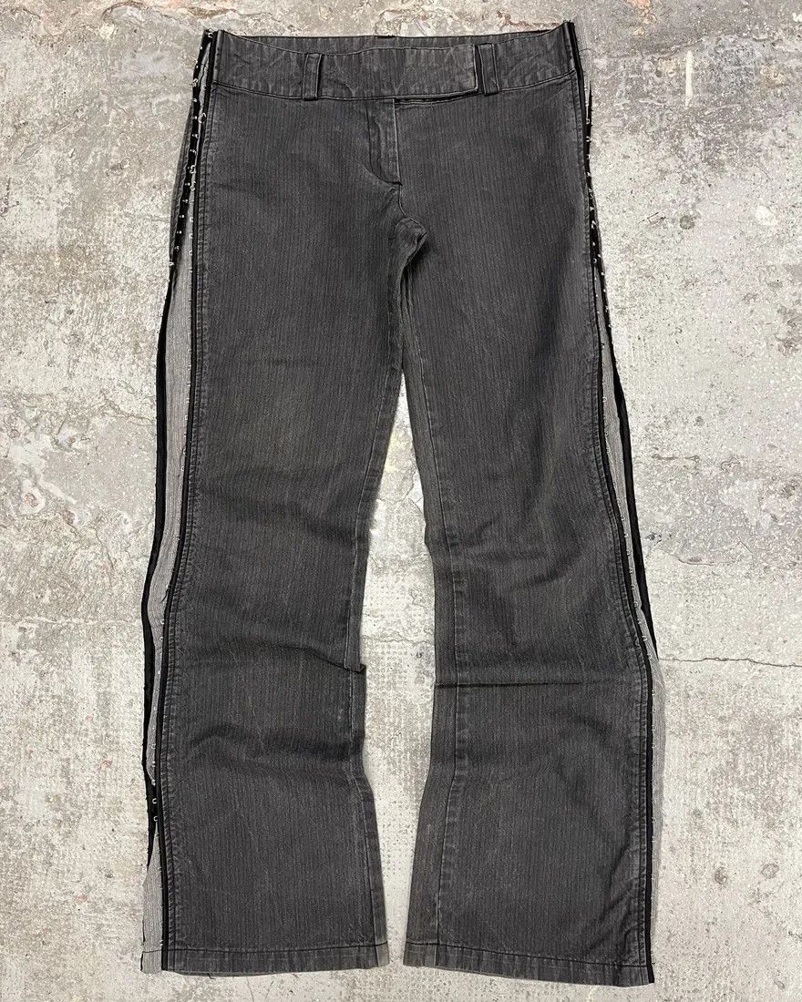 1990s Sabotage Grey Archive Pins Pants