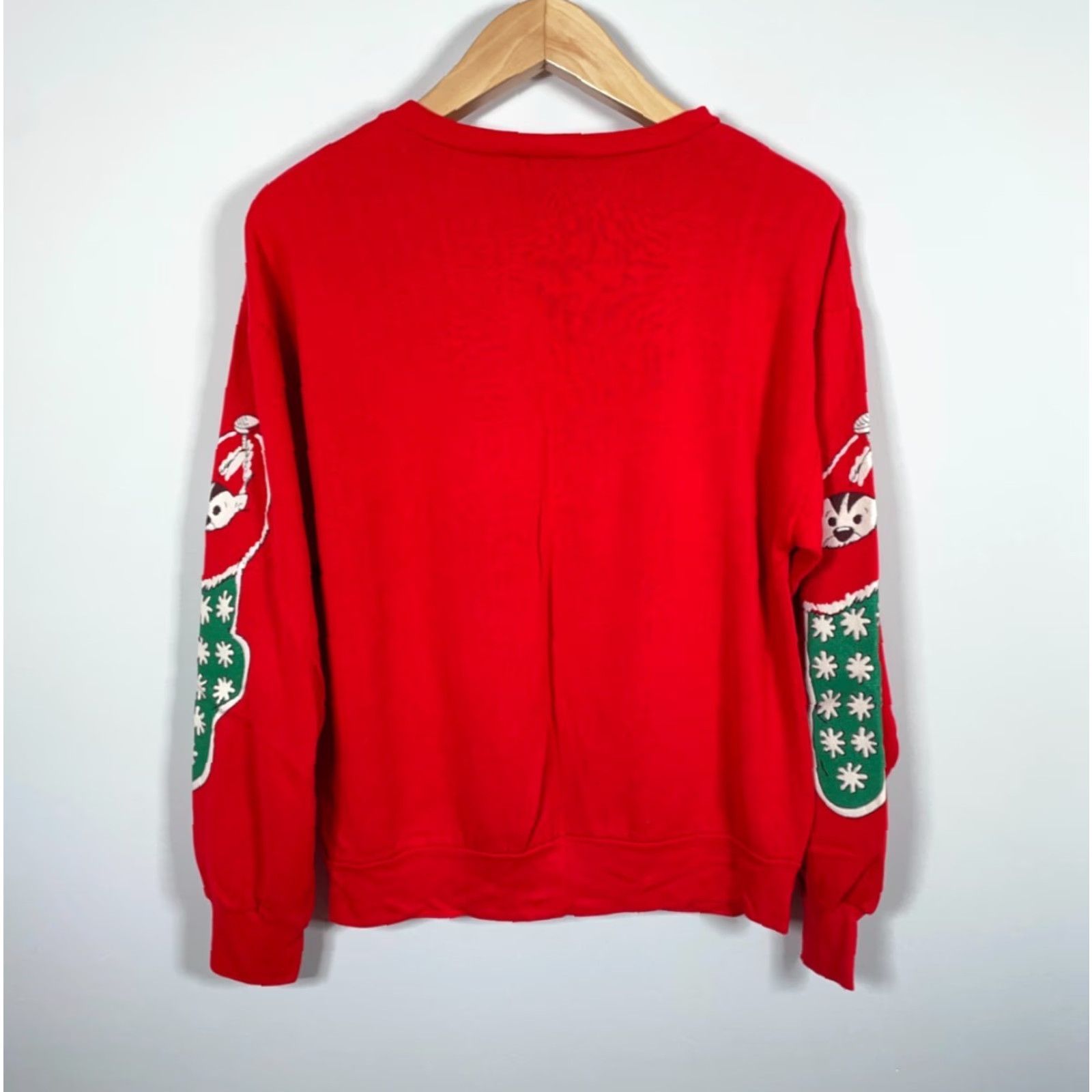 Vintage VINTAGE BJ Frog 80s Christmas Kittens Sweatshirt Women's Large Red Holiday Cat Print Pullover Size L / US 10 / IT 46 - 2 Thumbnail