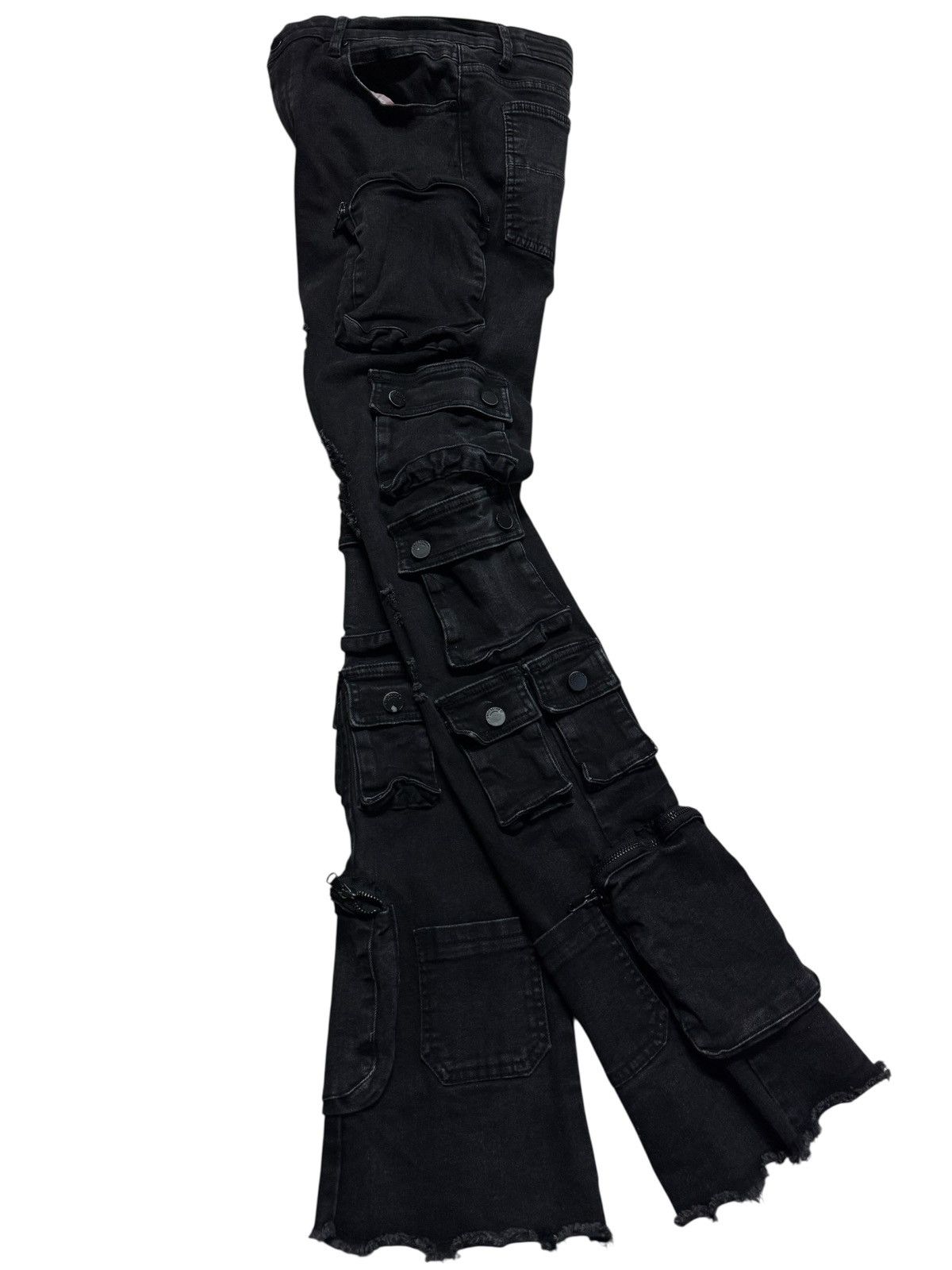 Japanese Brand LE GRANDE BLEU IFSIXWASNINE STYLE BY ROCKSTAR FLARE DENIM Size US 30 / EU 46 - 3 Thumbnail