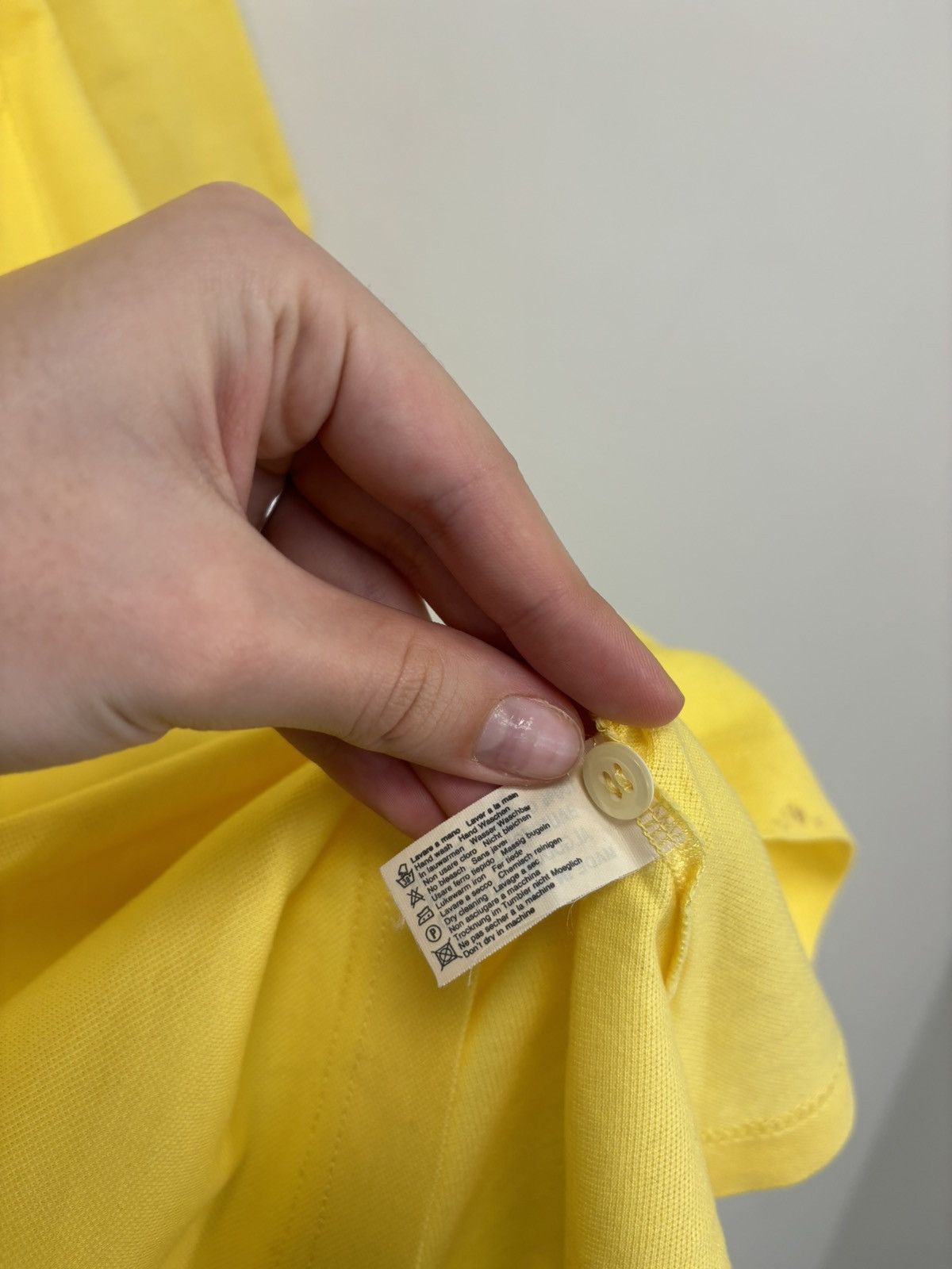 Yves Saint Laurent Vintage Yves Saint Laurent YSL Men’s Yellow Polo Shirt Size US L / EU 52-54 / 3 - 13 Thumbnail