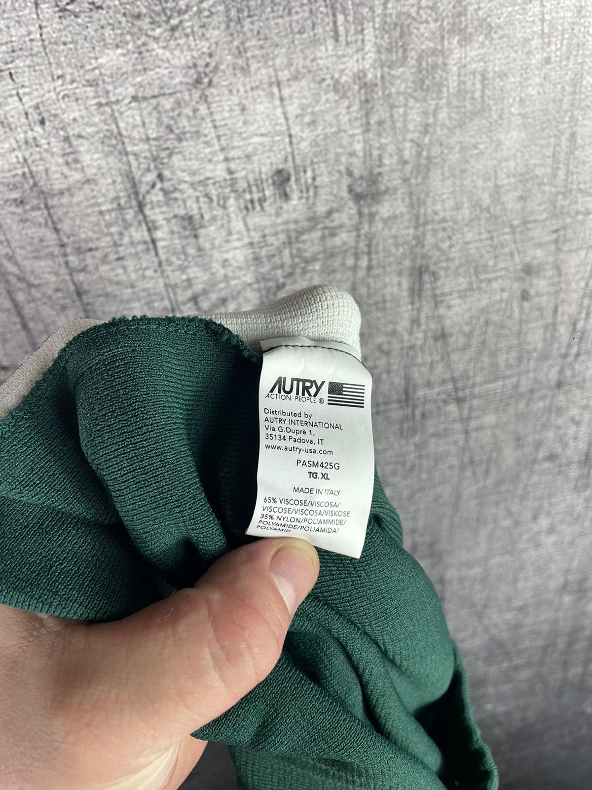 AUTRY AUTRY Logo Sweatpants & Joggers in Dark Green/White Size US 36 / EU 52 - 5 Thumbnail