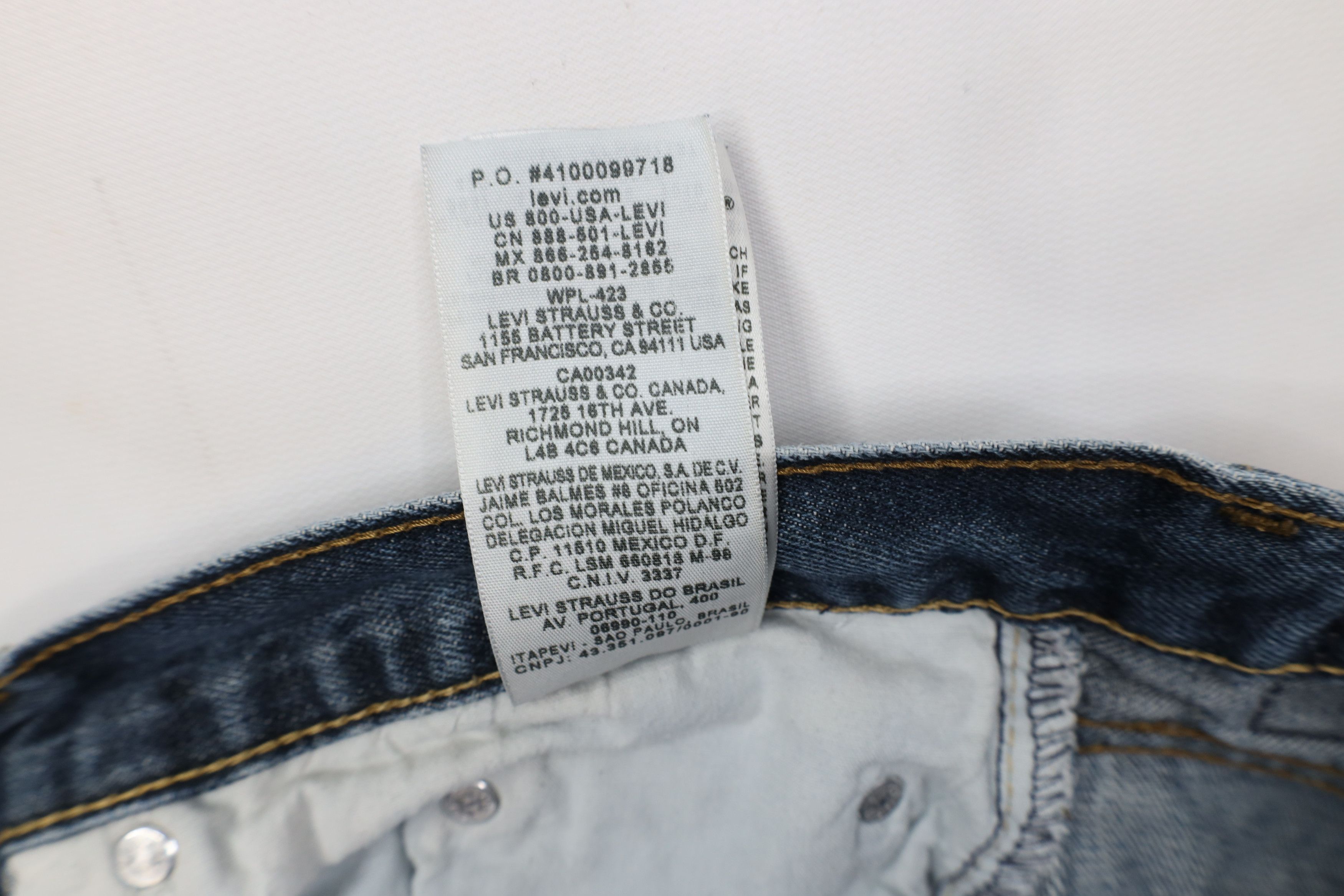Levi's Vintage Y2K Levis 505 Regular Fit Straight Leg Denim Jeans Size US 38 / EU 54 - 9 Thumbnail