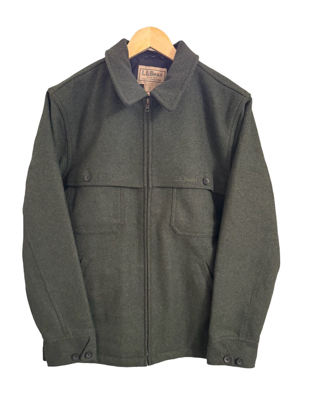 FOREST GREEN L.L BEAN JACKET