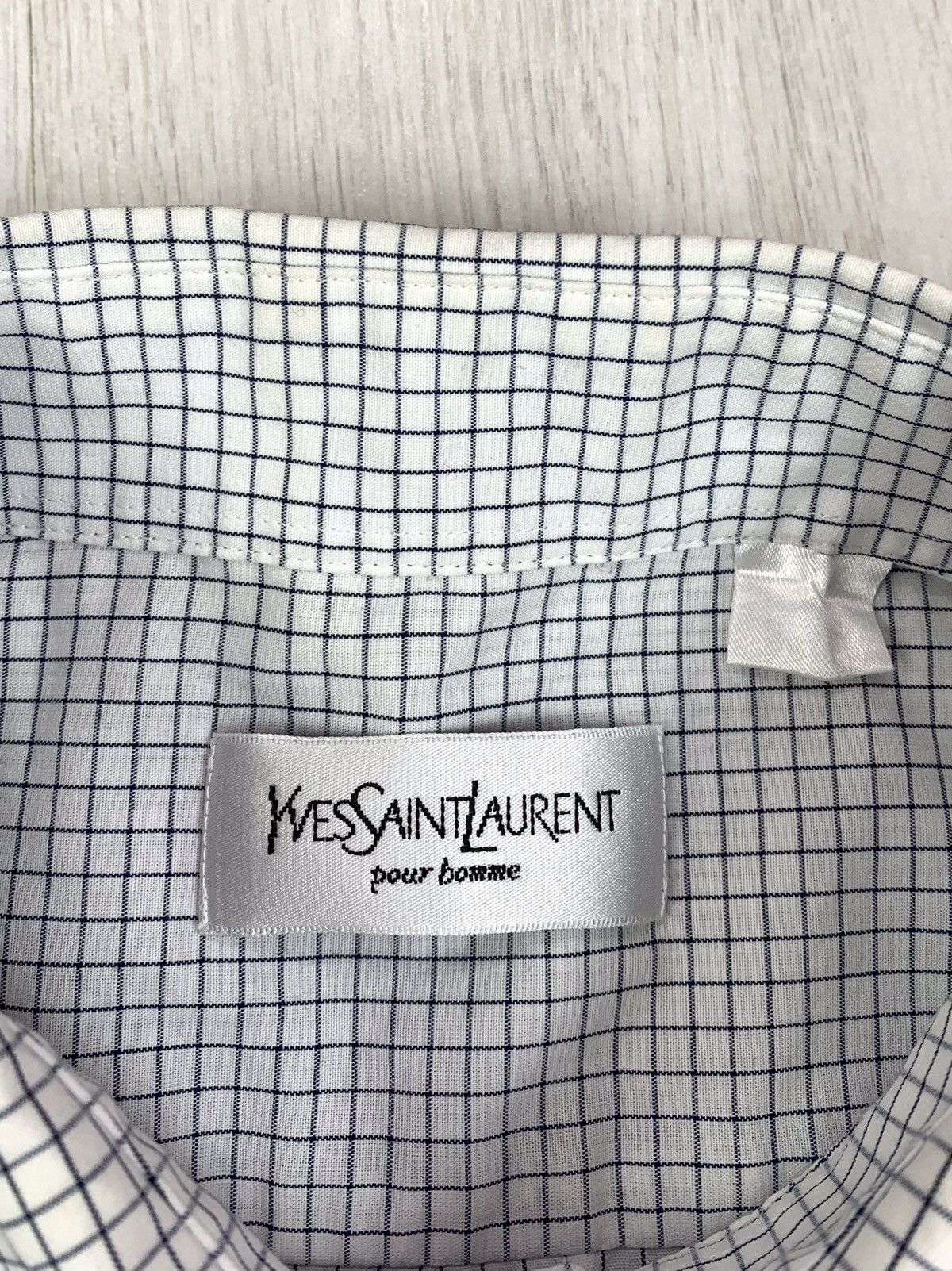 Yves Saint Laurent Yves Saint Laurent Vintage YSL Button Shirt Size L-XL Size US XL / EU 56 / 4 - 6 Thumbnail