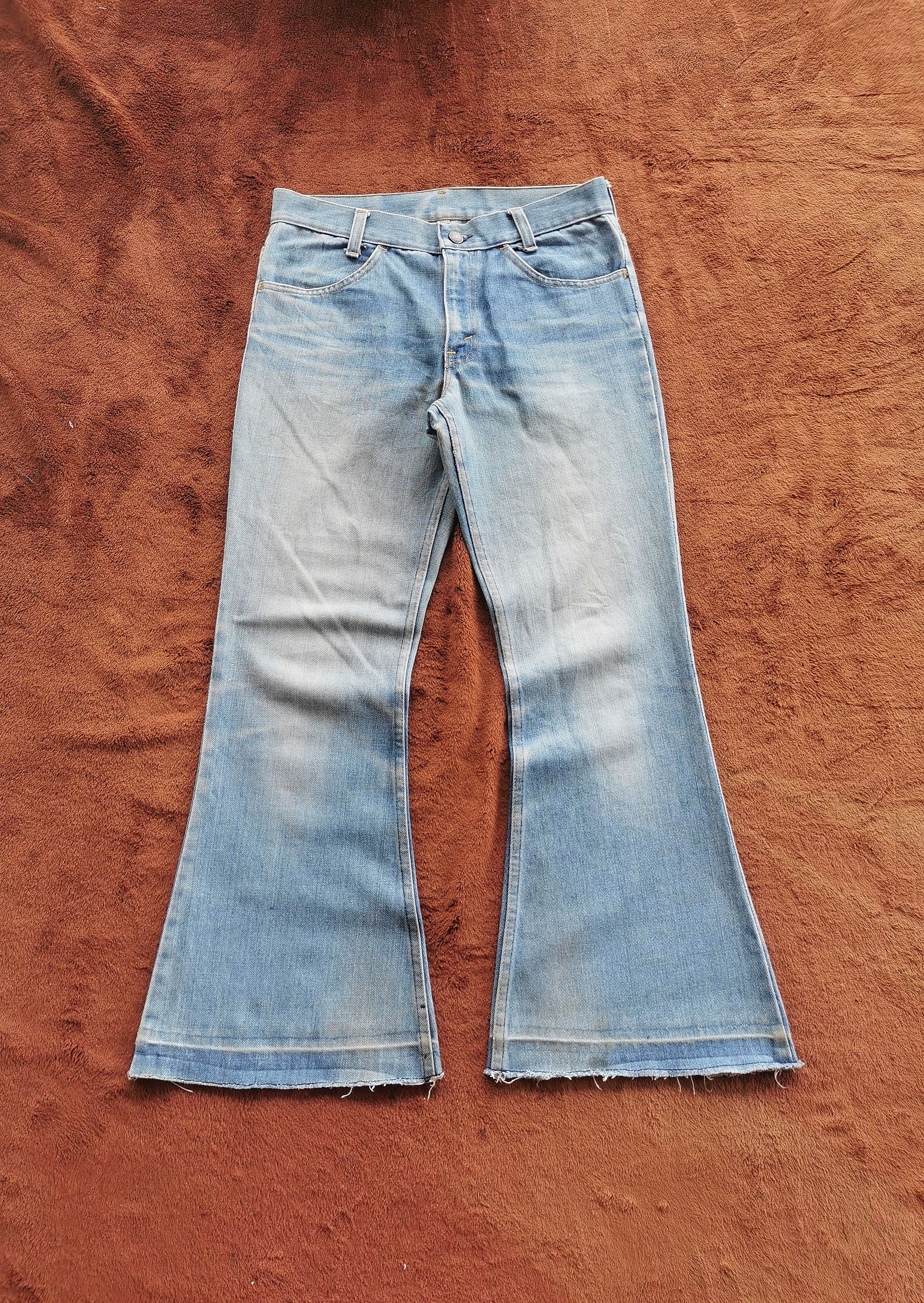 Levi's 70s-80s era LEVIS flare vintage orange tag RARE Size US 30 / EU 46 - 3 Thumbnail