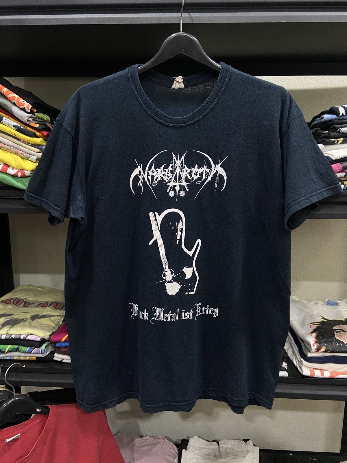 Band Tees × Vintage Vintage 90s 00s Nargaroth Black Metal Band TOUR T-SHIRT Size US XL / EU 56 / 4 - 2 Thumbnail