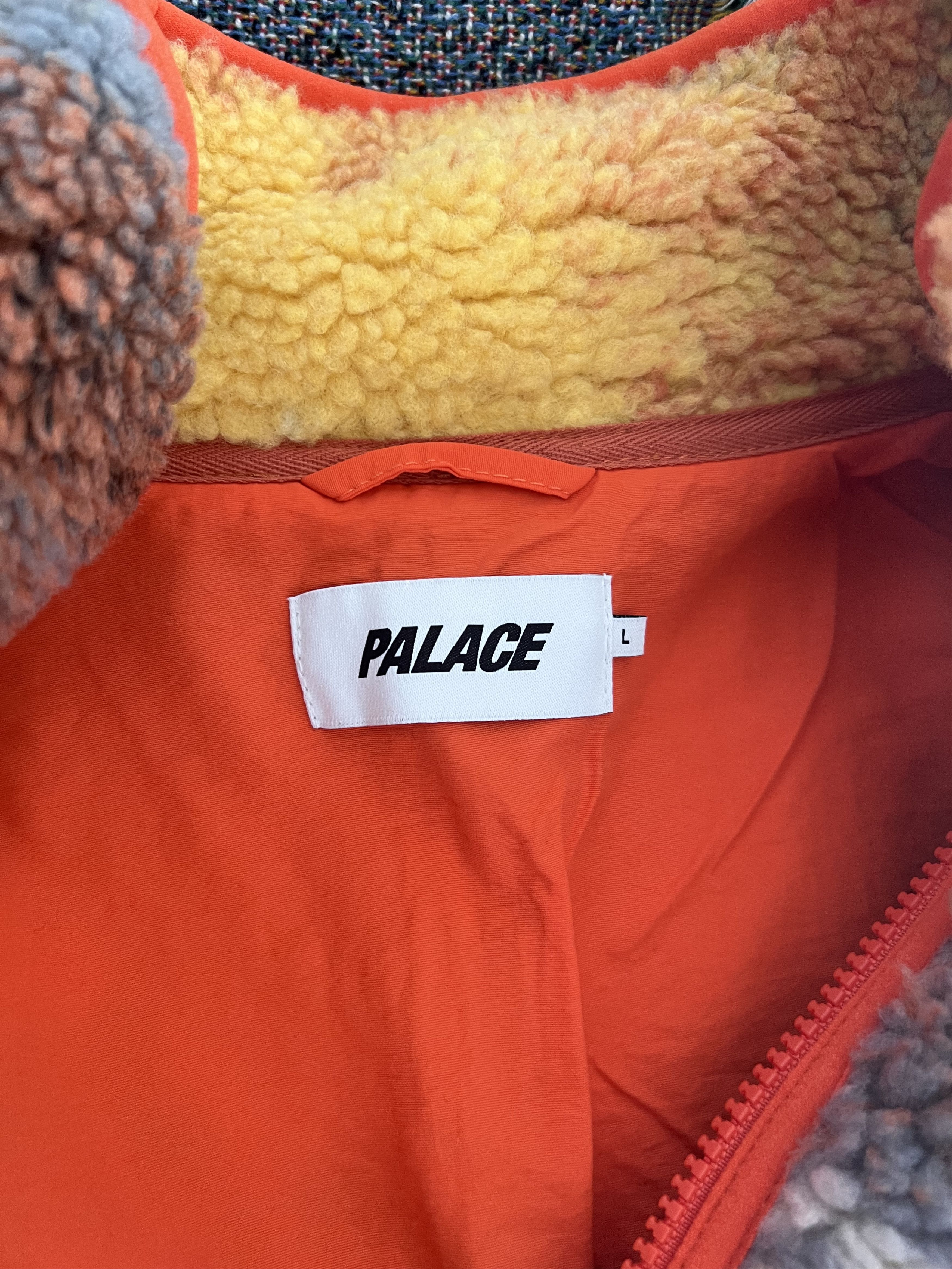 Palace Palace Appalachia Funnel Neck Fleece Jacket in Orange Size US L / EU 52-54 / 3 - 9 Thumbnail